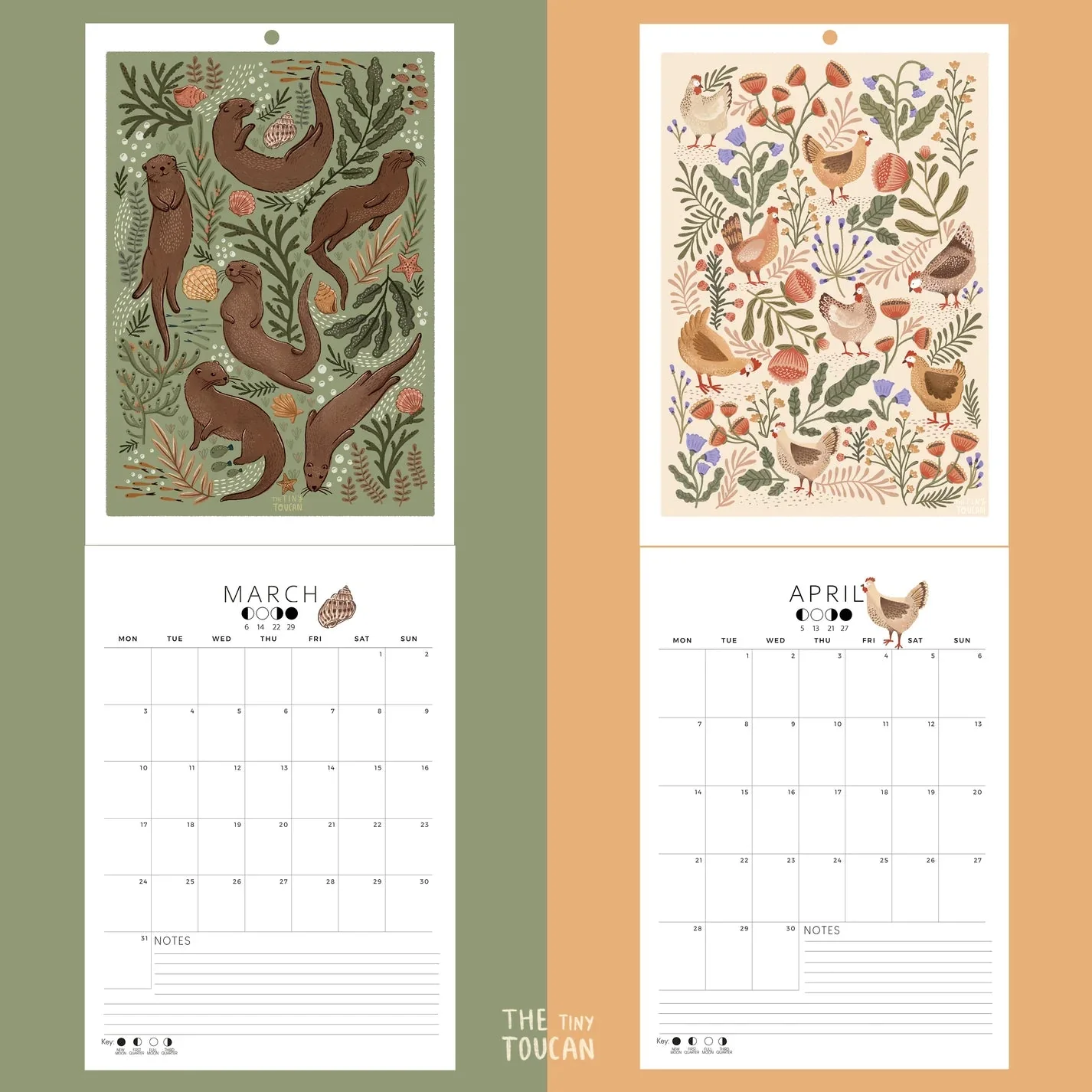 2025 Illustrated Calendar - Image 3