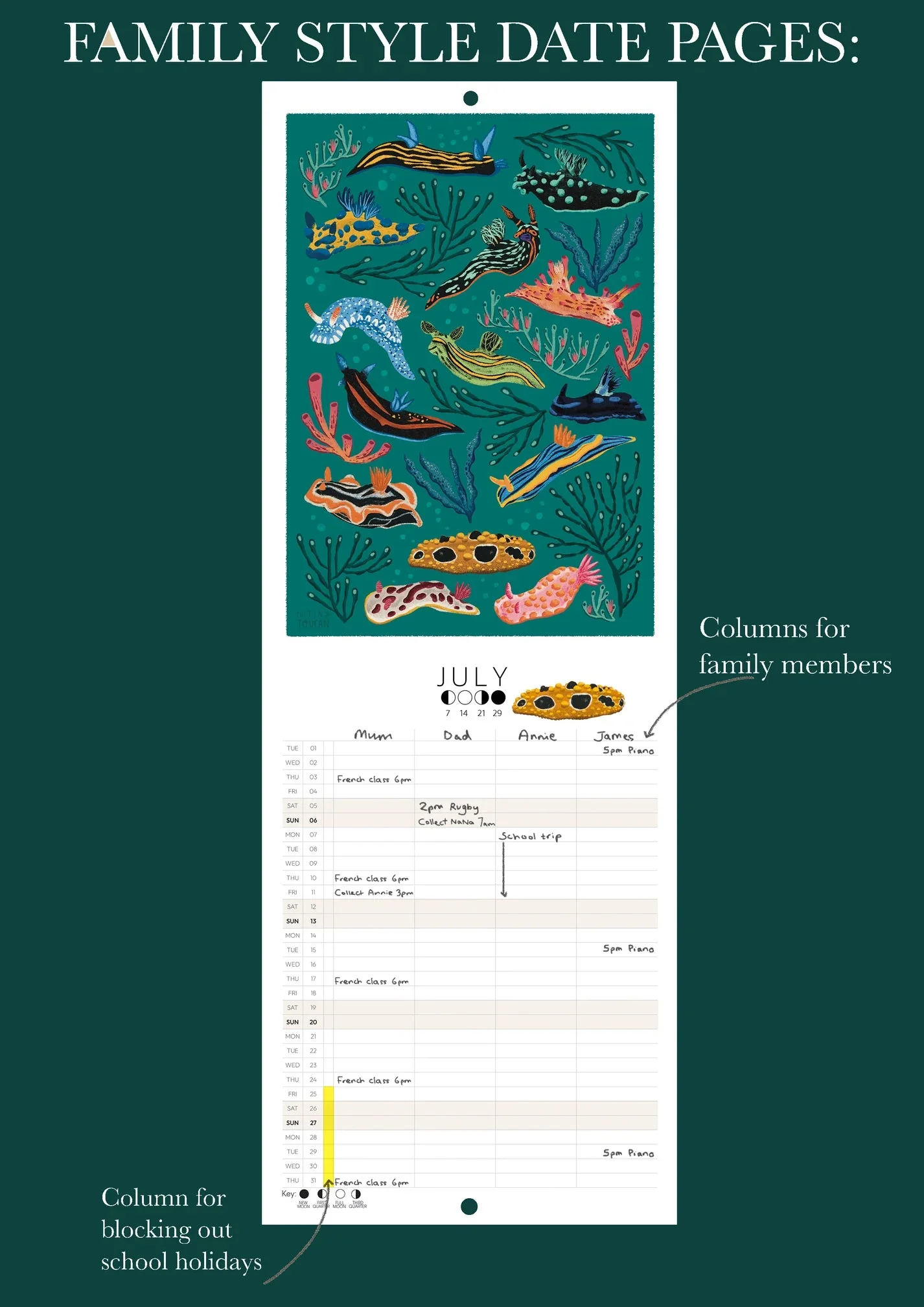 2025 Illustrated Calendar - Image 6