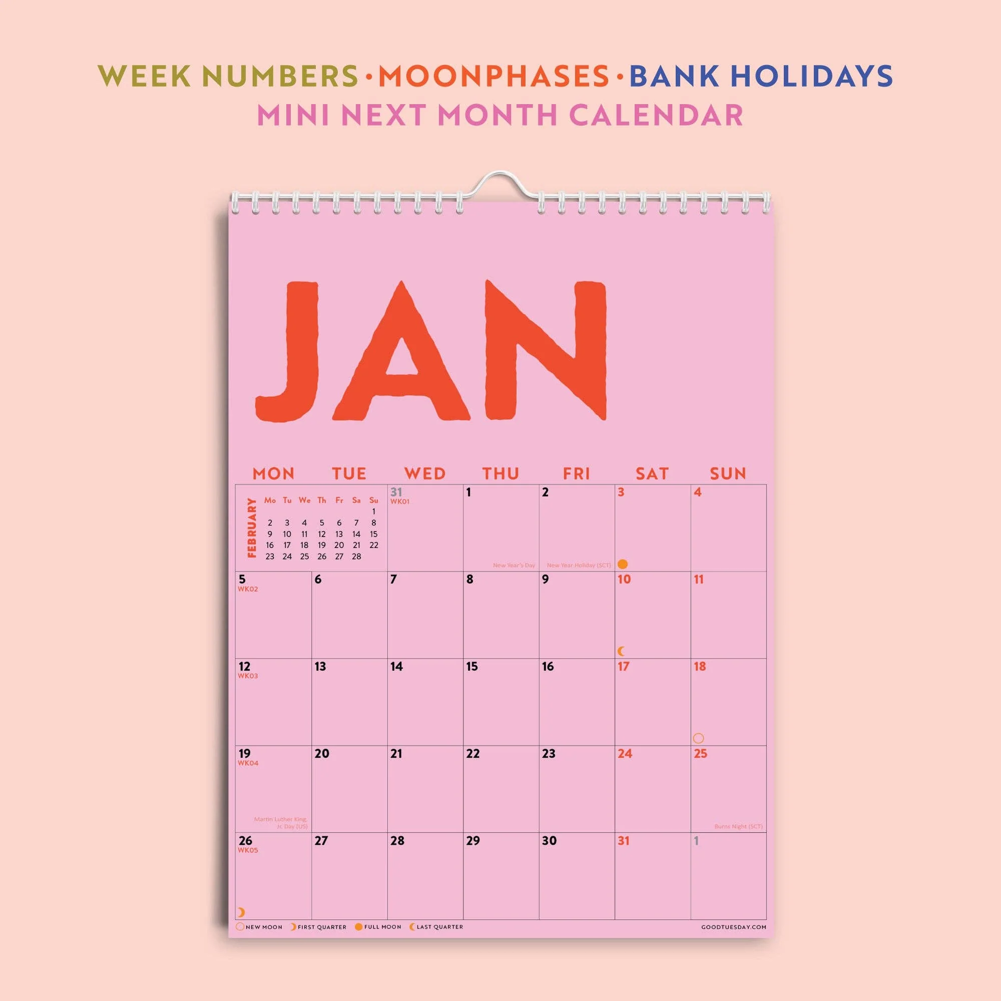 2026 Calendar | Colourburst | A4 - Image 4