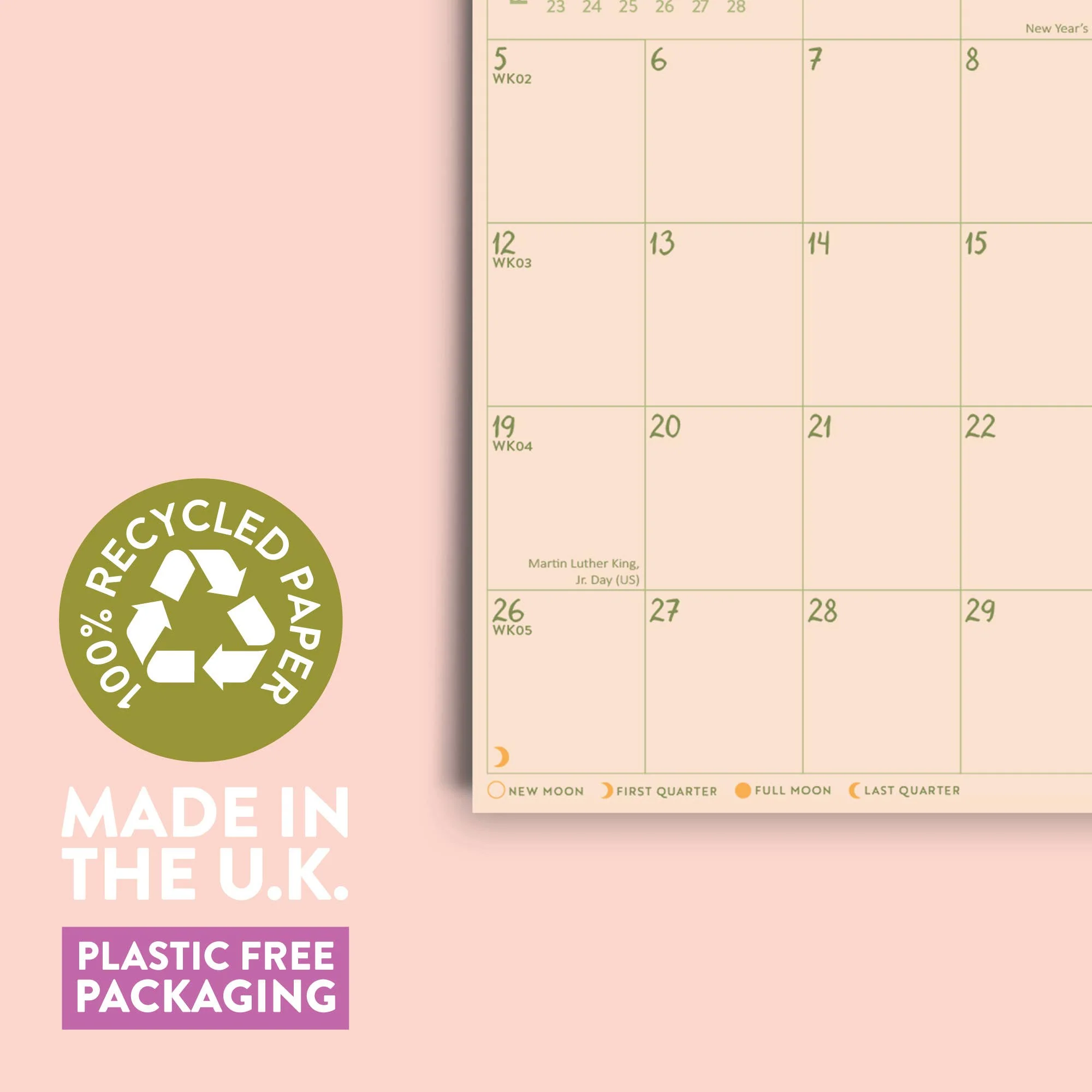 2026 Calendar | Garden Botanicals A4 - Image 6
