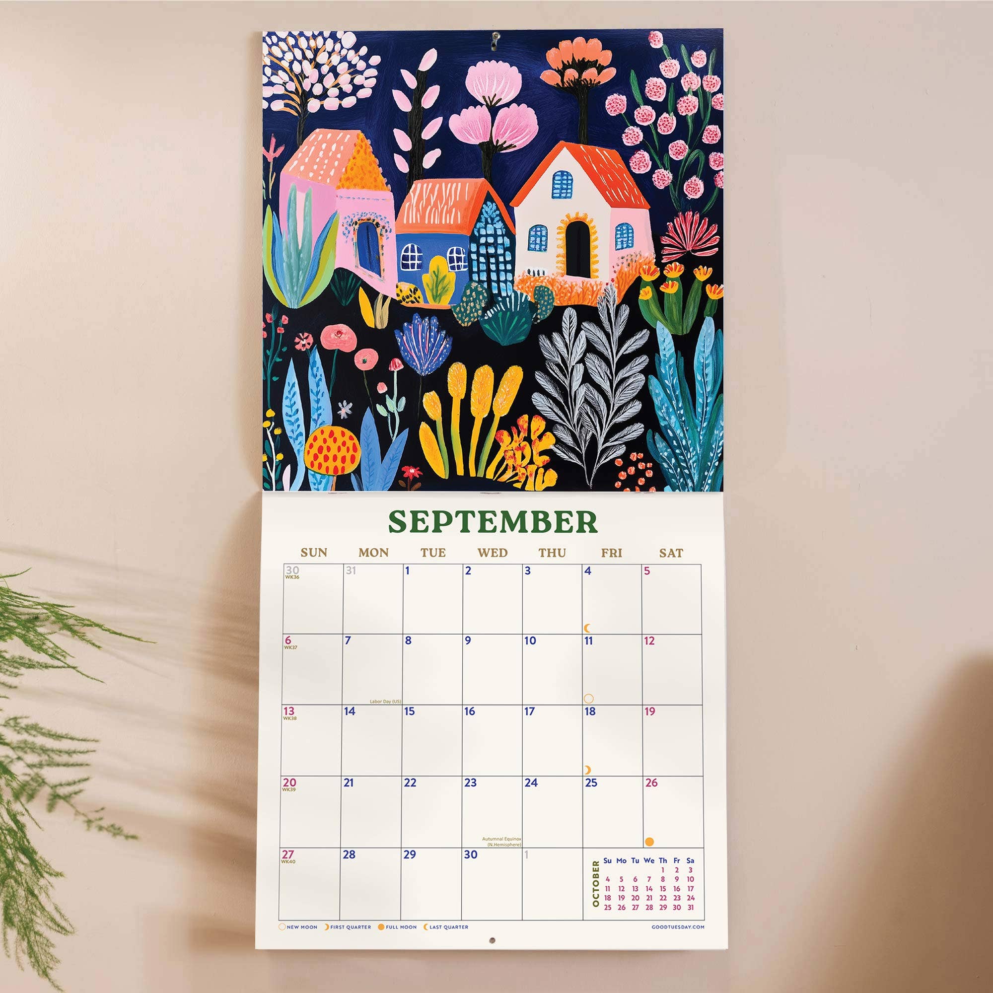 2026 Wall Calendar | Folk Art Plantscapes - Image 2