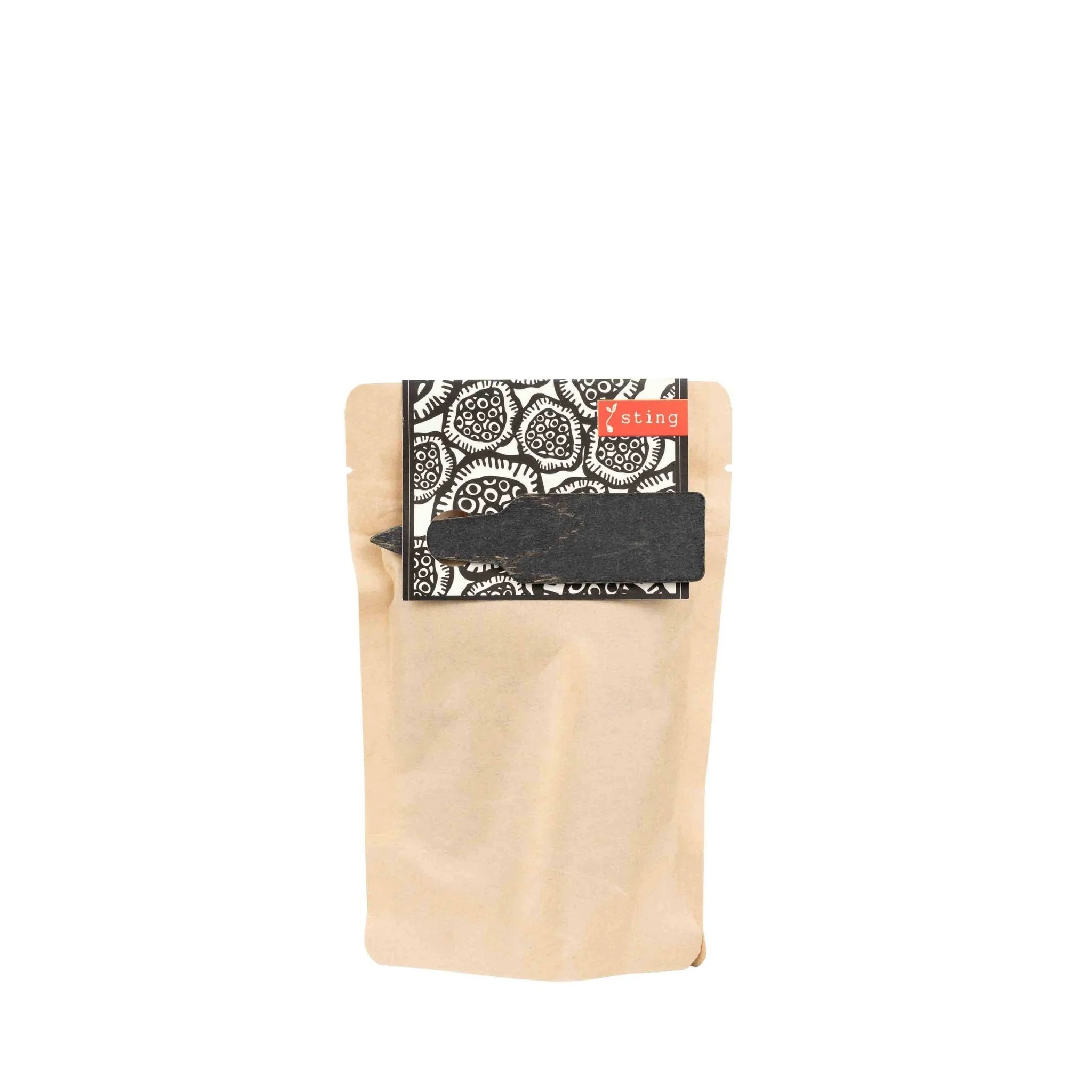 21 Black Stubby Wooden Plant Labels – Sustainable Birch (5cm)