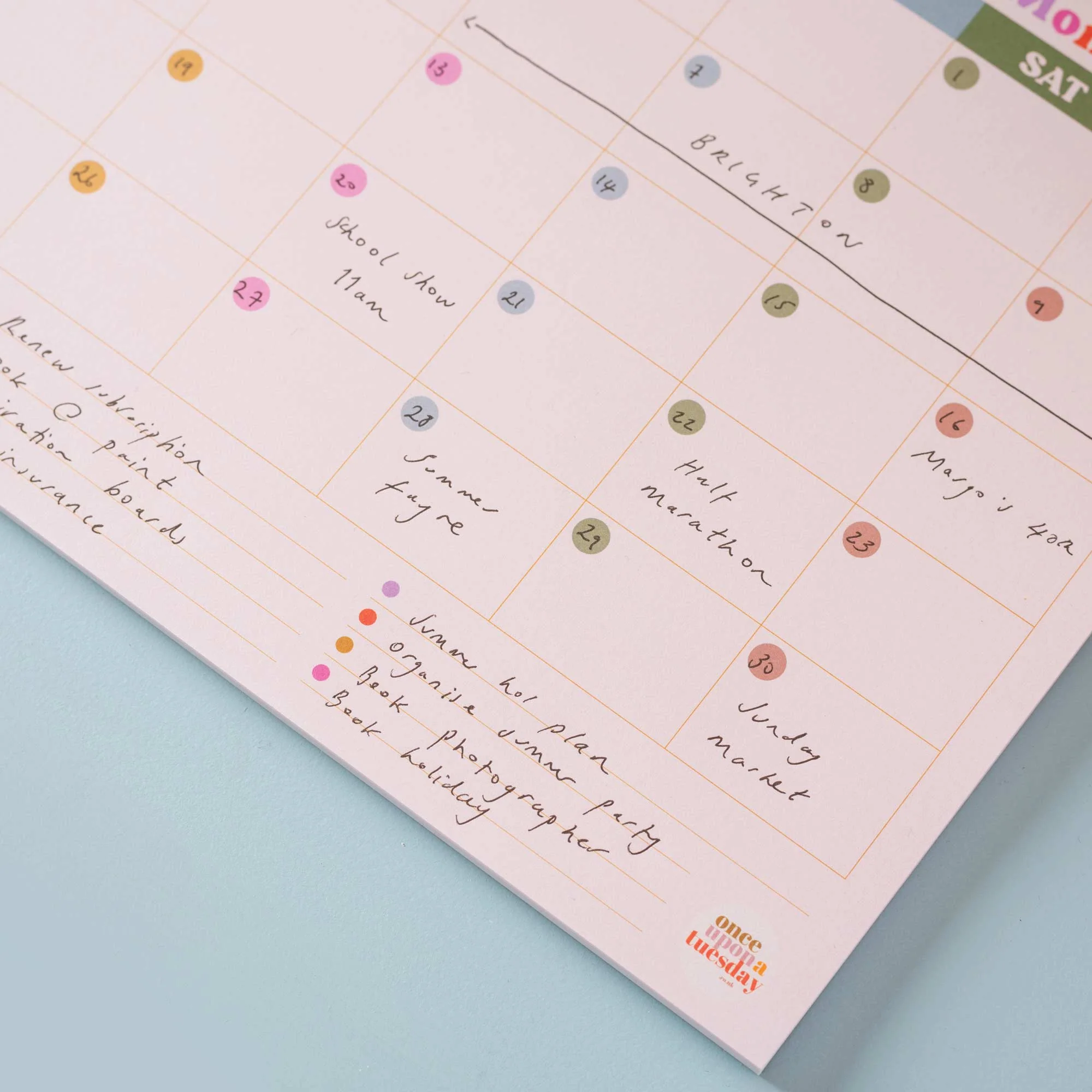 A4 Monthly Planner Pad | You Got This - Image 2