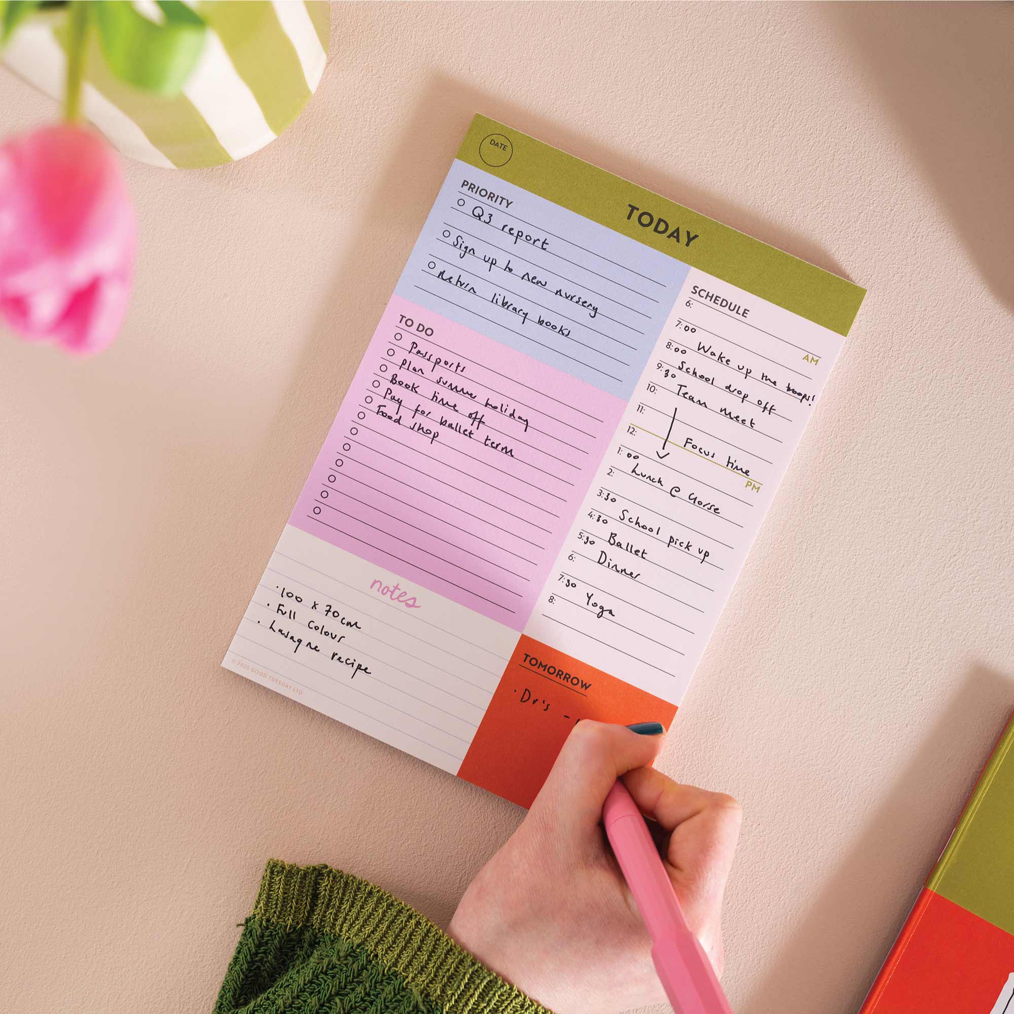 A5 Daily Planner Pad | Block My Life - Image 2