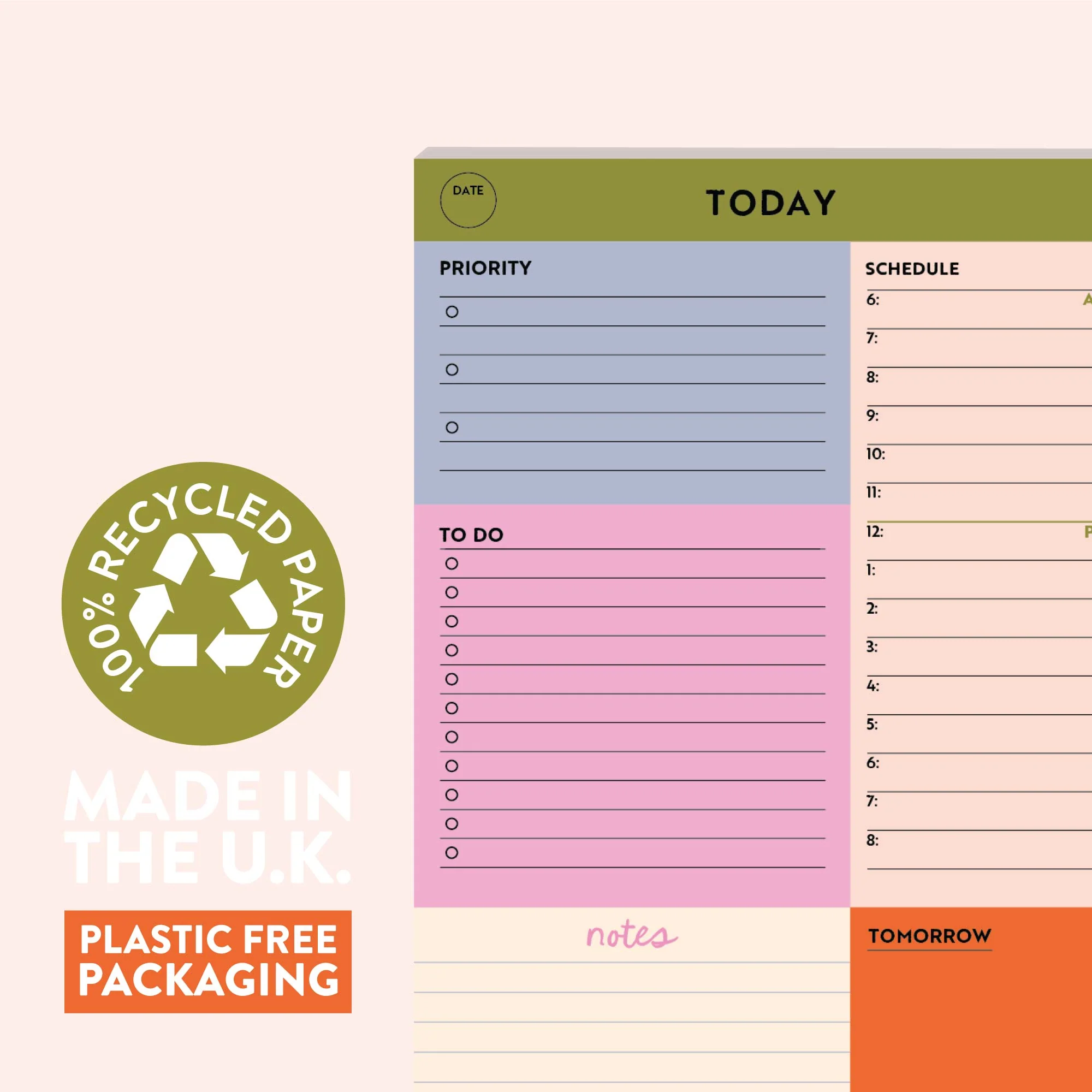 A5 Daily Planner Pad | Block My Life - Image 4