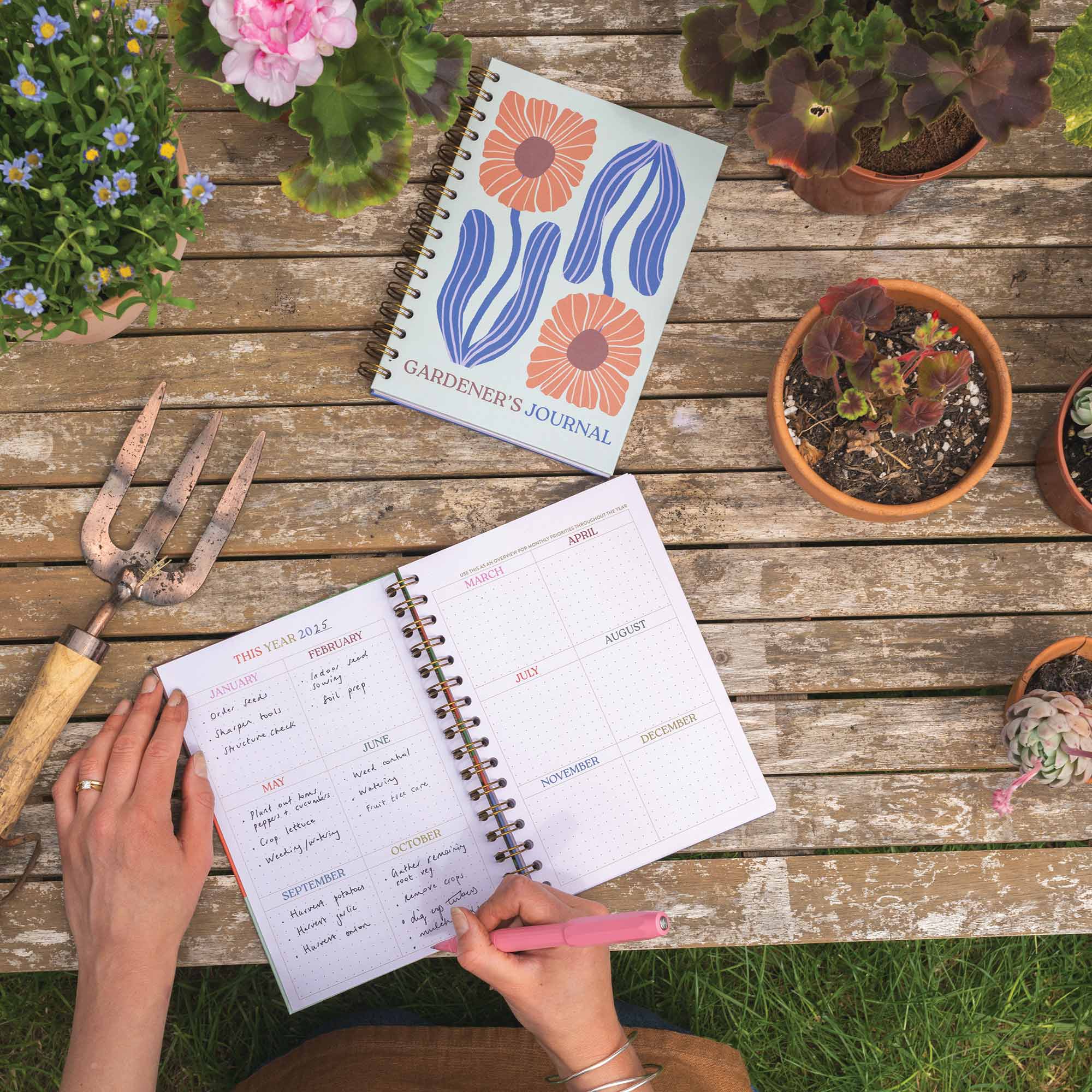 A5 In Bloom Gardeners Journal | Hardcover - Image 2