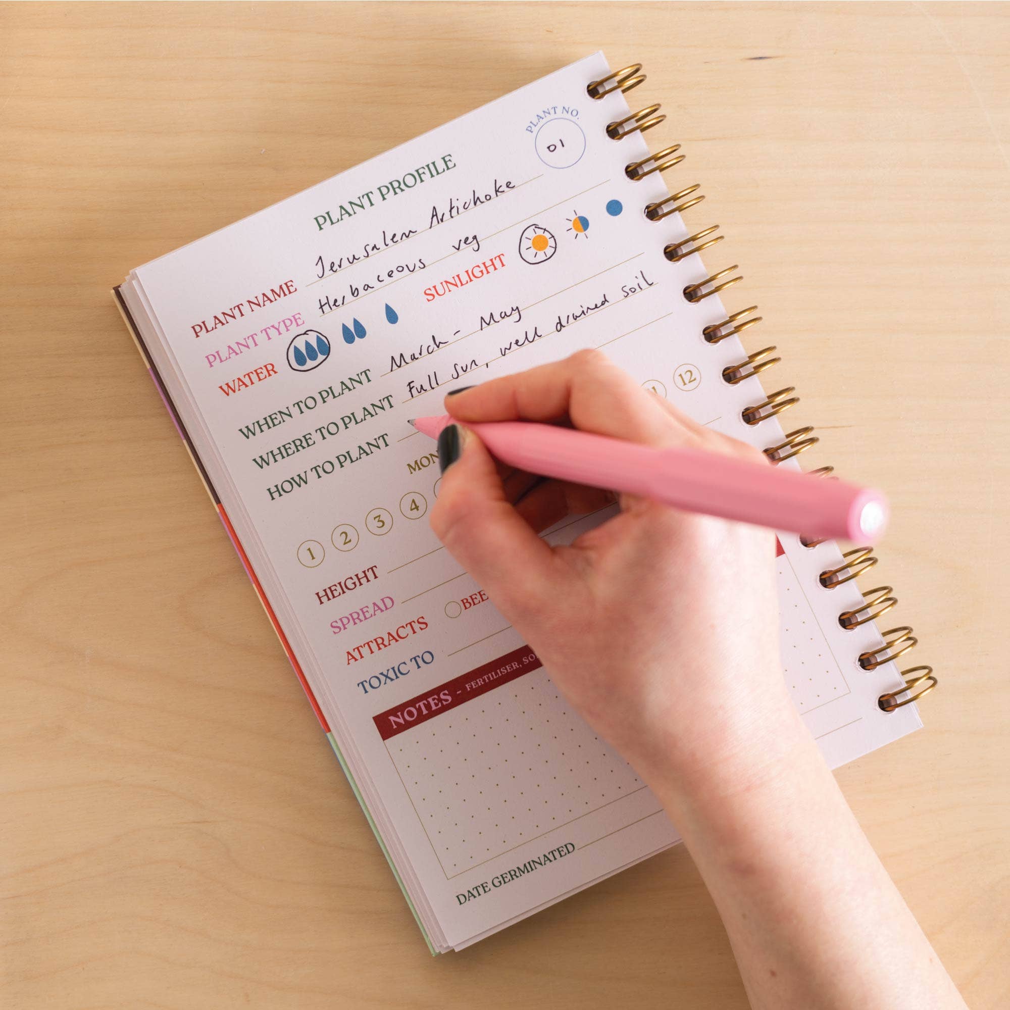 A5 In Bloom Gardeners Journal | Hardcover - Image 6