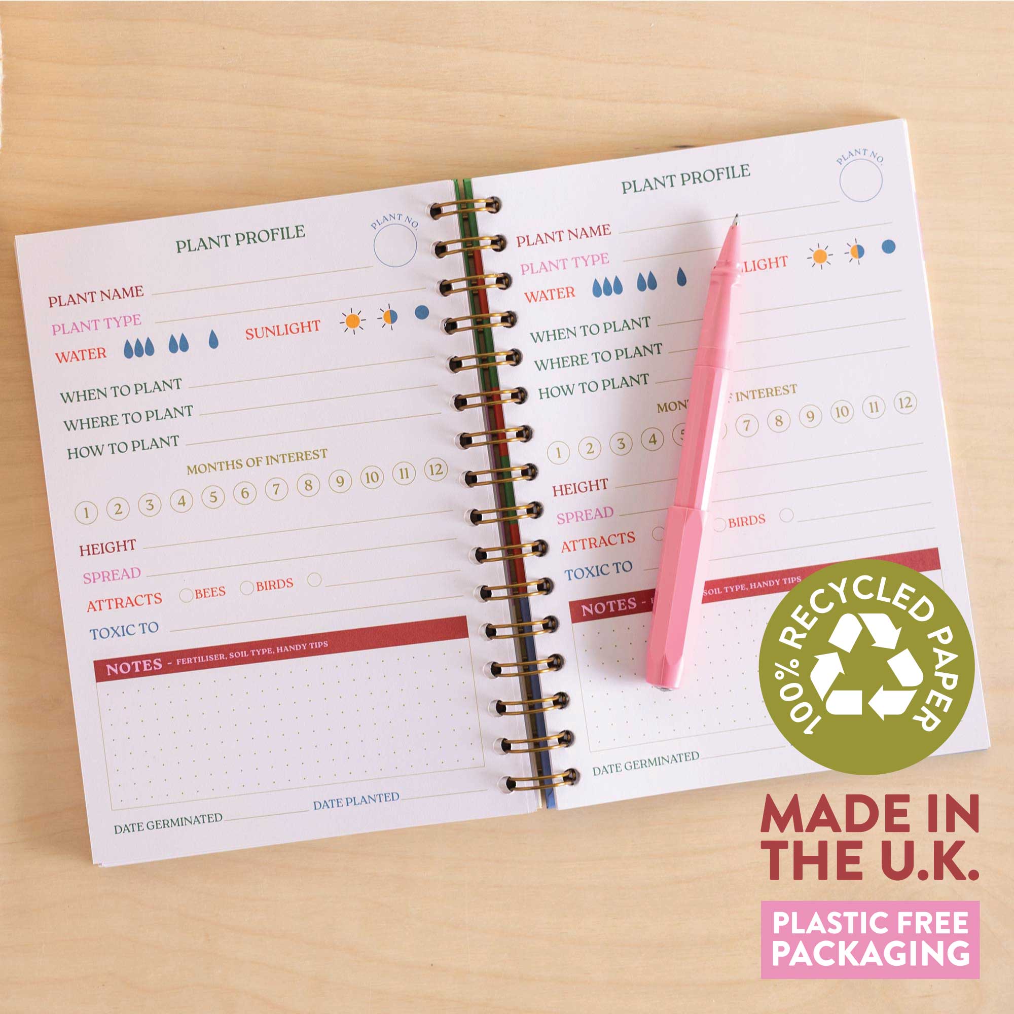 A5 In Bloom Gardeners Journal | Hardcover - Image 8