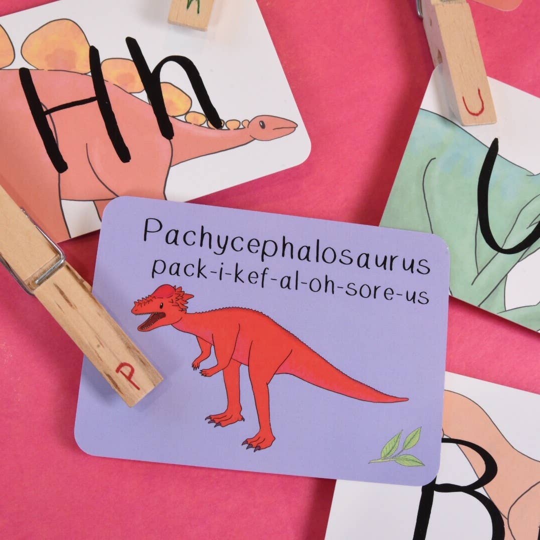 Alphabet of Amazing Dinosaurs Flash Cards - Image 2