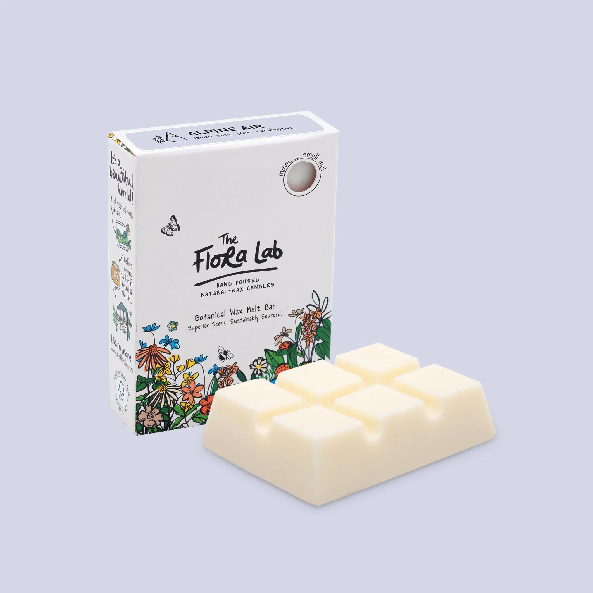 Alpine Air Wax Melt Bar | Lemon Zest. Pine. Eucalyptus