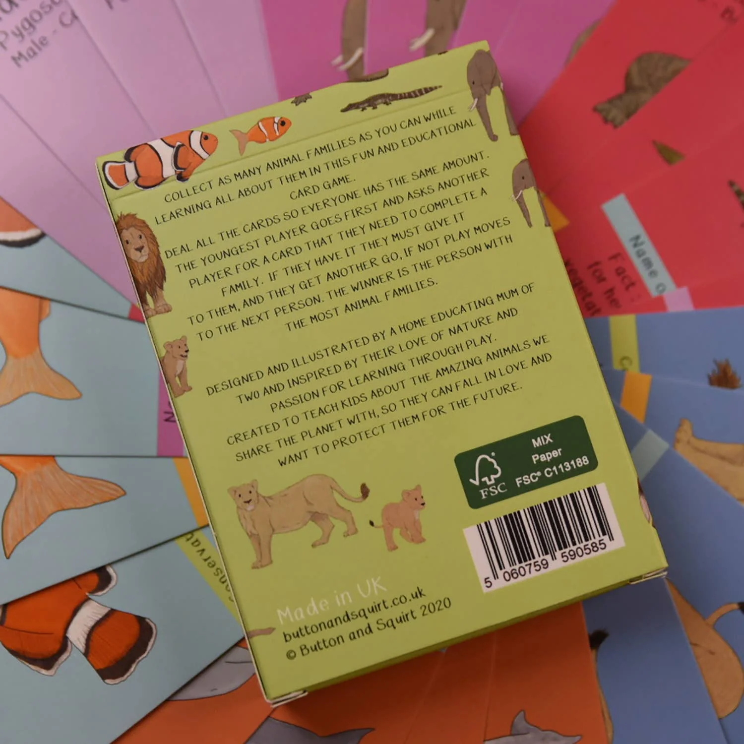 Amazing Animal Families Card Game - Image 5