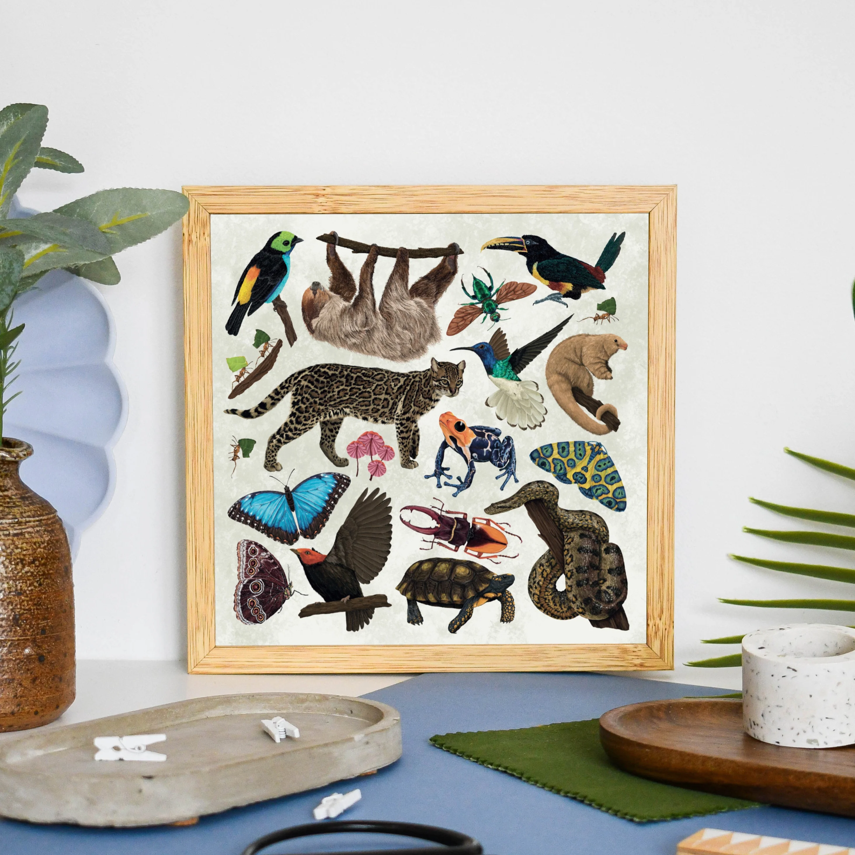 Amazon Wildlife Print [Beneath the Canopy RHS Collab]