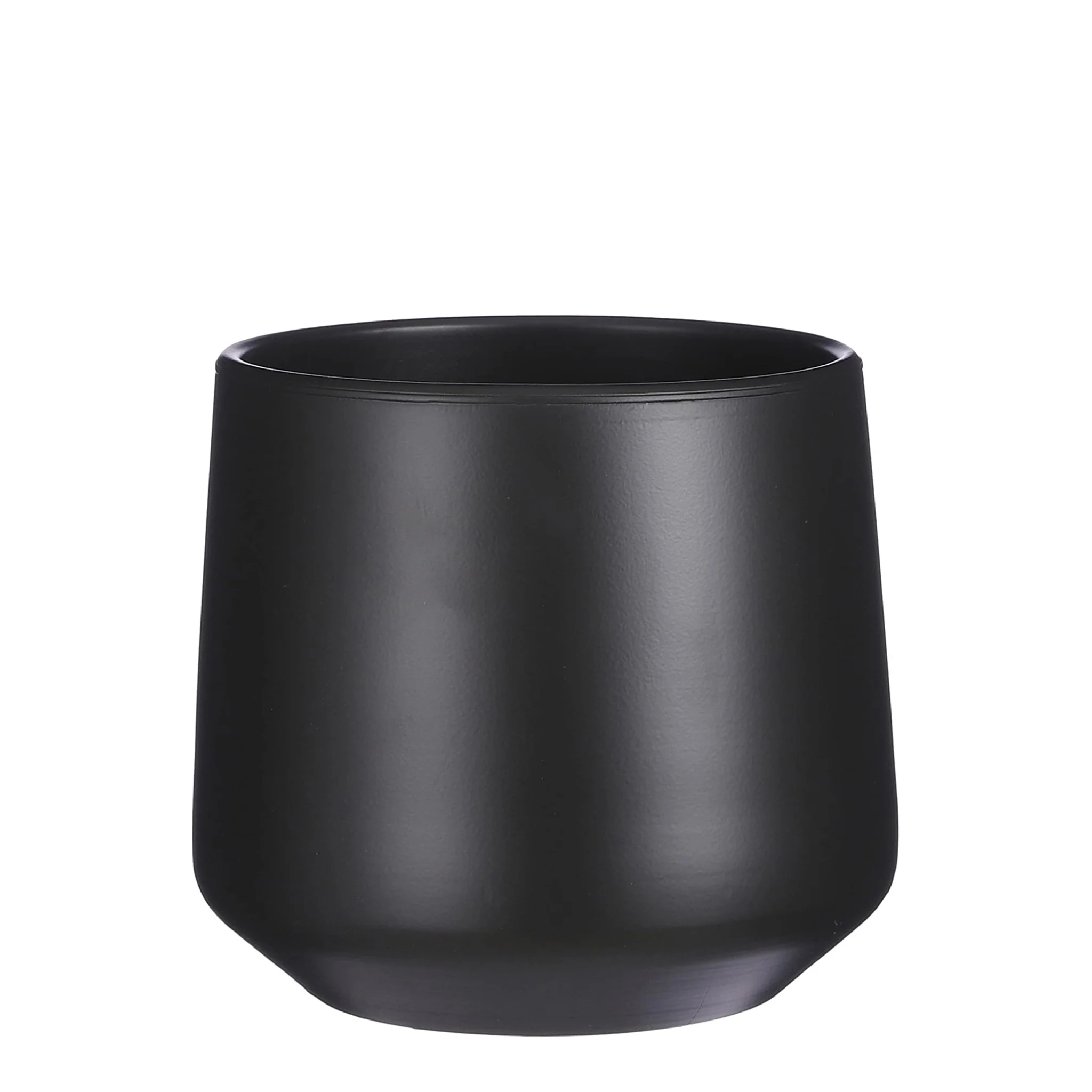 Amber Matt Tapered Pot