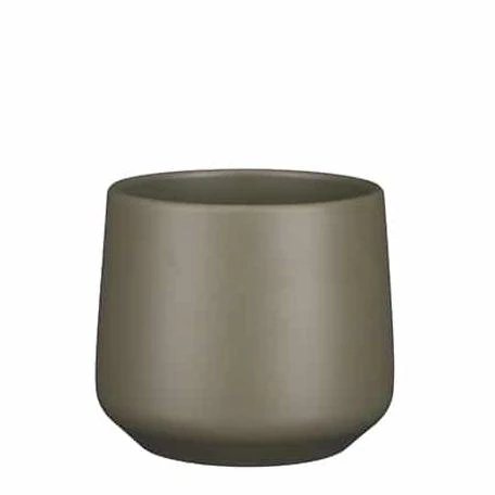 Amber Matt Tapered Pot - Image 2