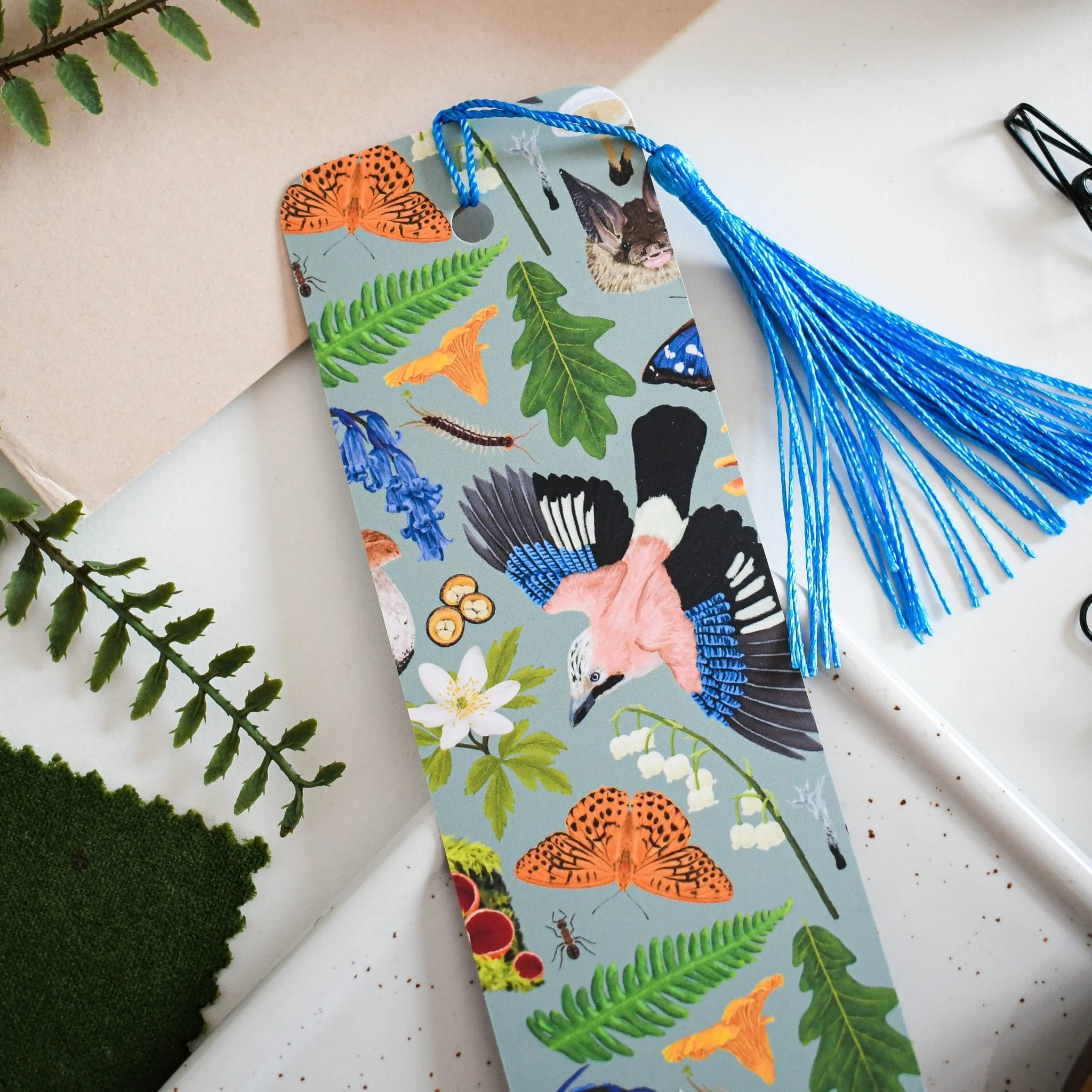 Ancient Woodland Creatures Bookmark – Illustrated by Ferne Creative - Image 2