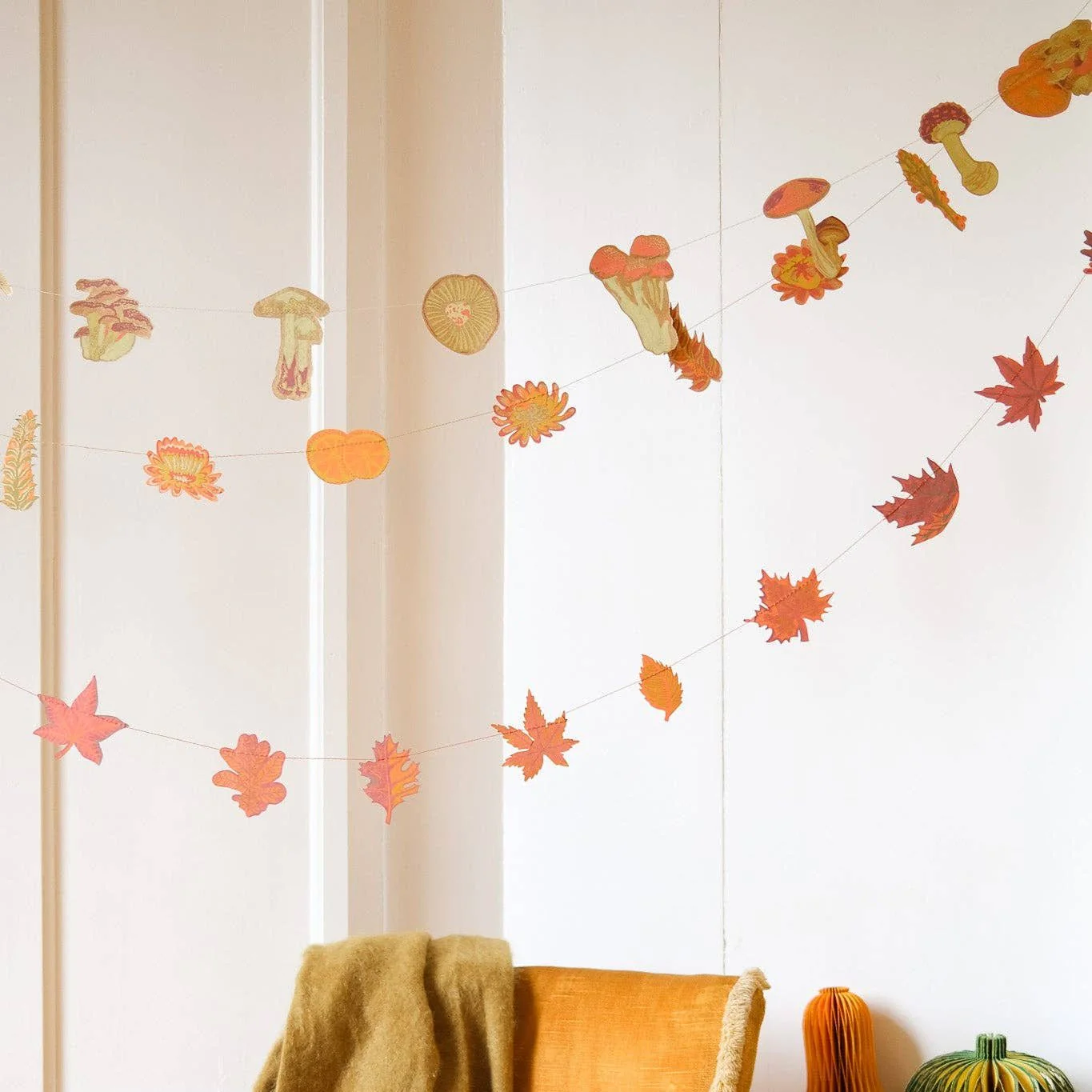 Autumn Blooms Sewn Garland - Image 2