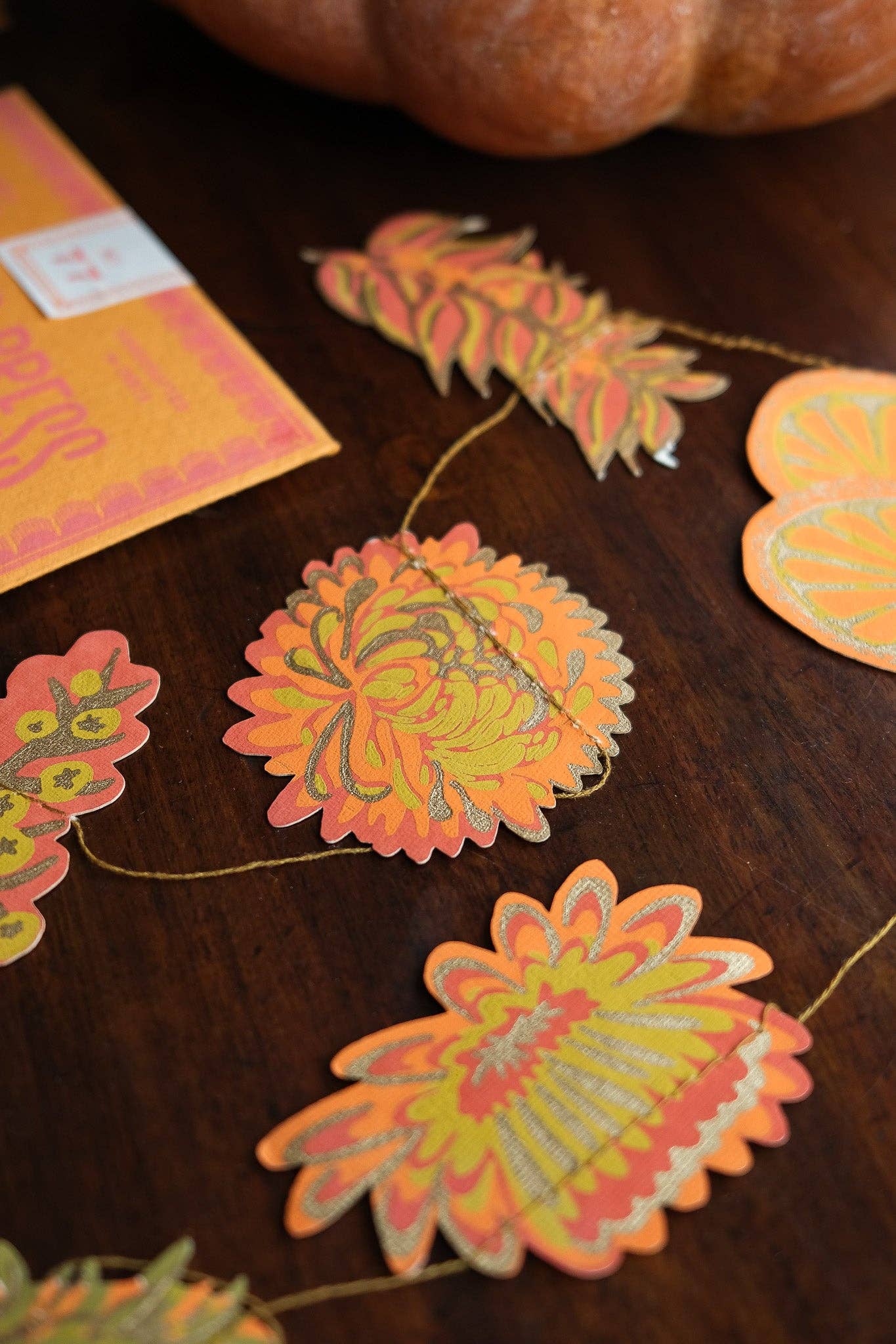 Autumn Blooms Sewn Garland - Image 8