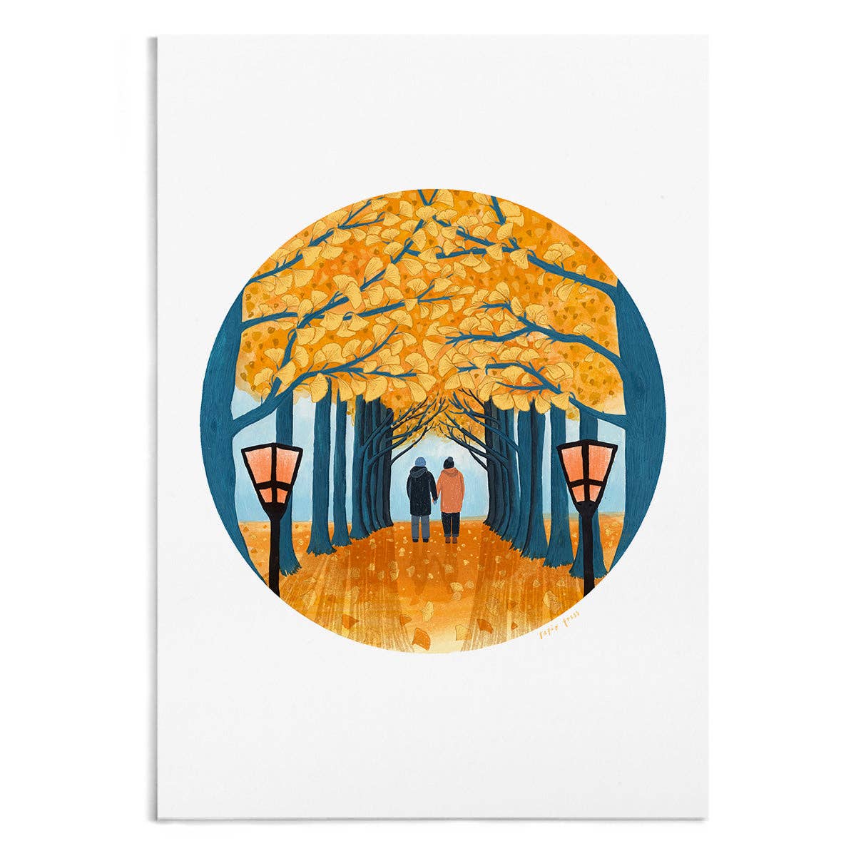 Autumn Walk Print