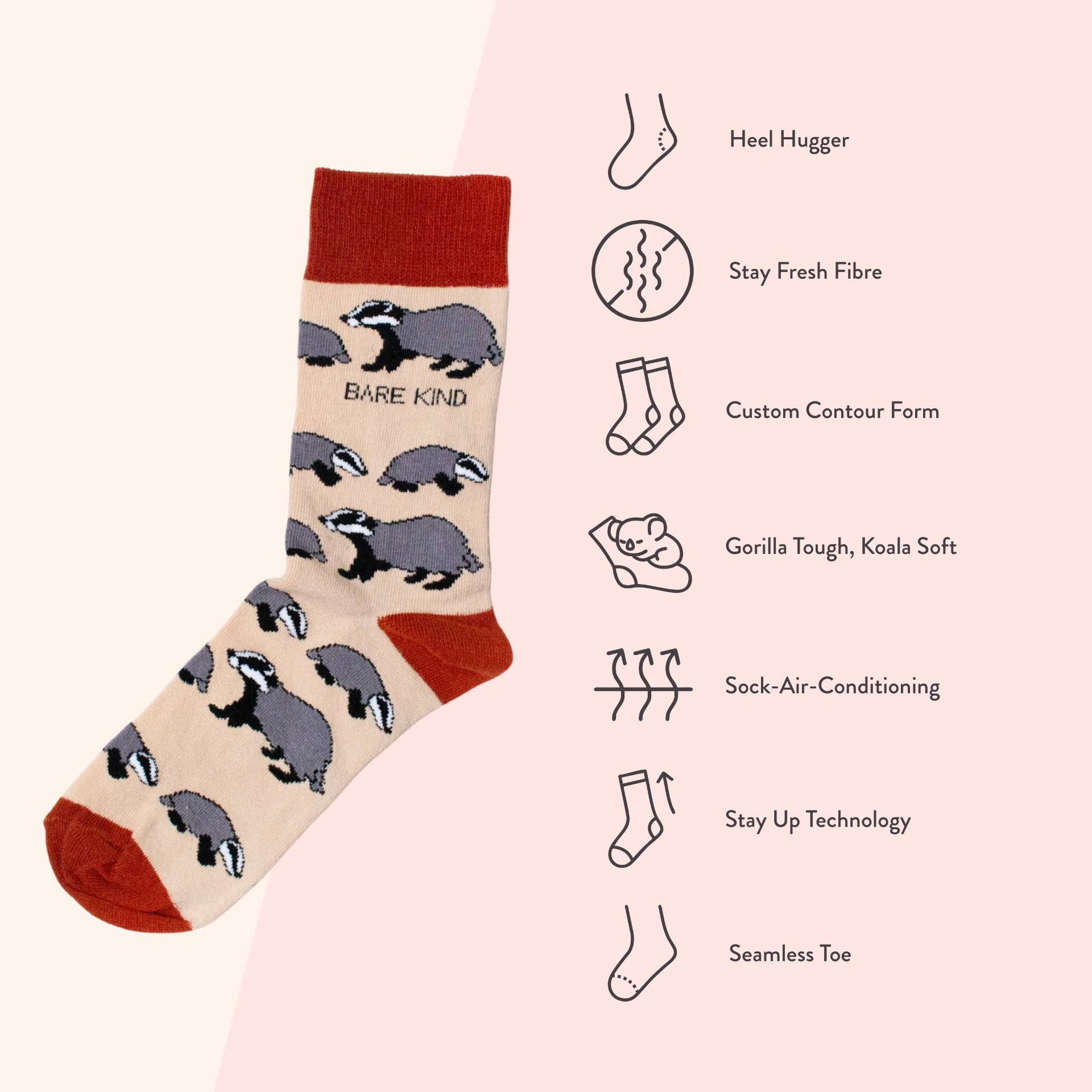 Badger Bamboo Socks - Image 7
