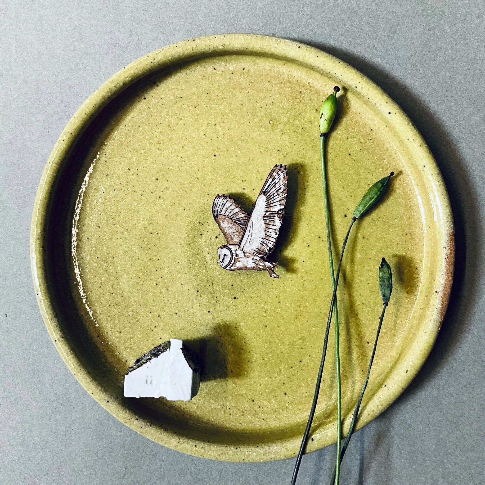 Barn Owl Mini pin Brooch - Image 2