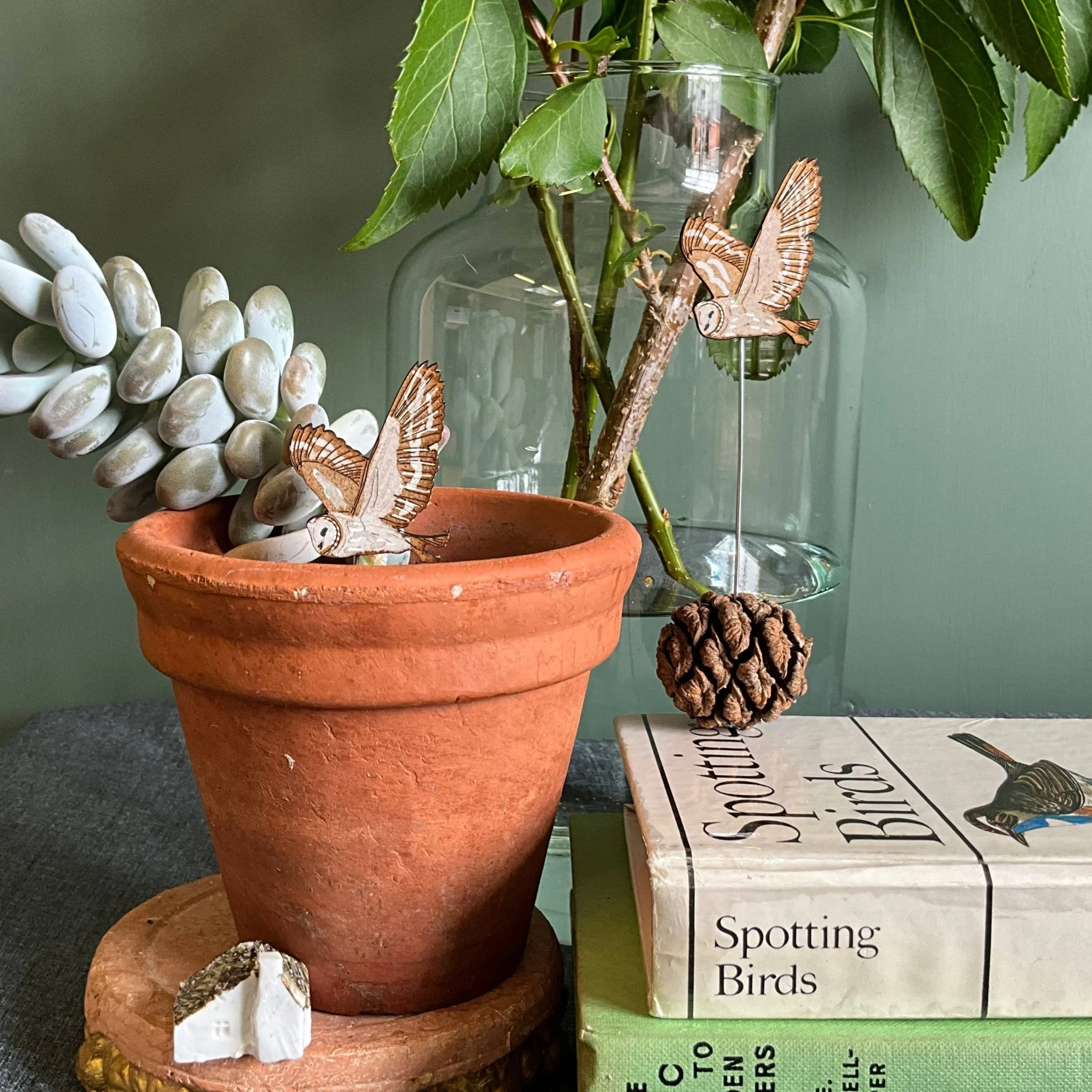 Barn Owl Plant Pot Companions - Image 2