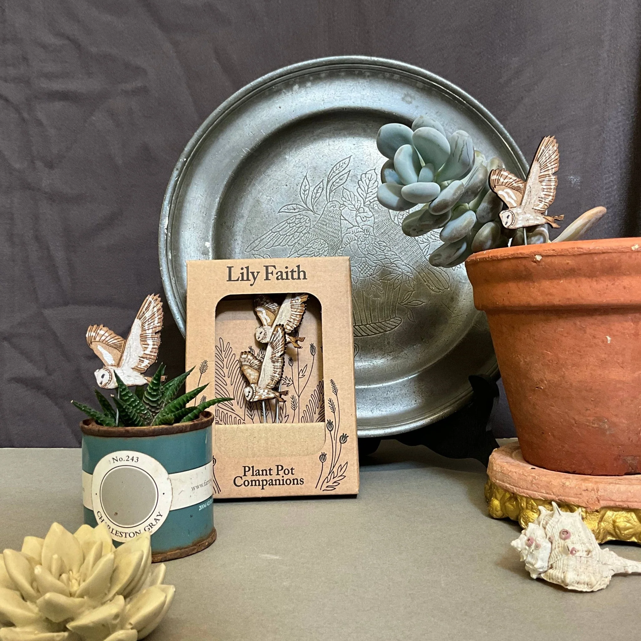 Barn Owl Plant Pot Companions - Image 5