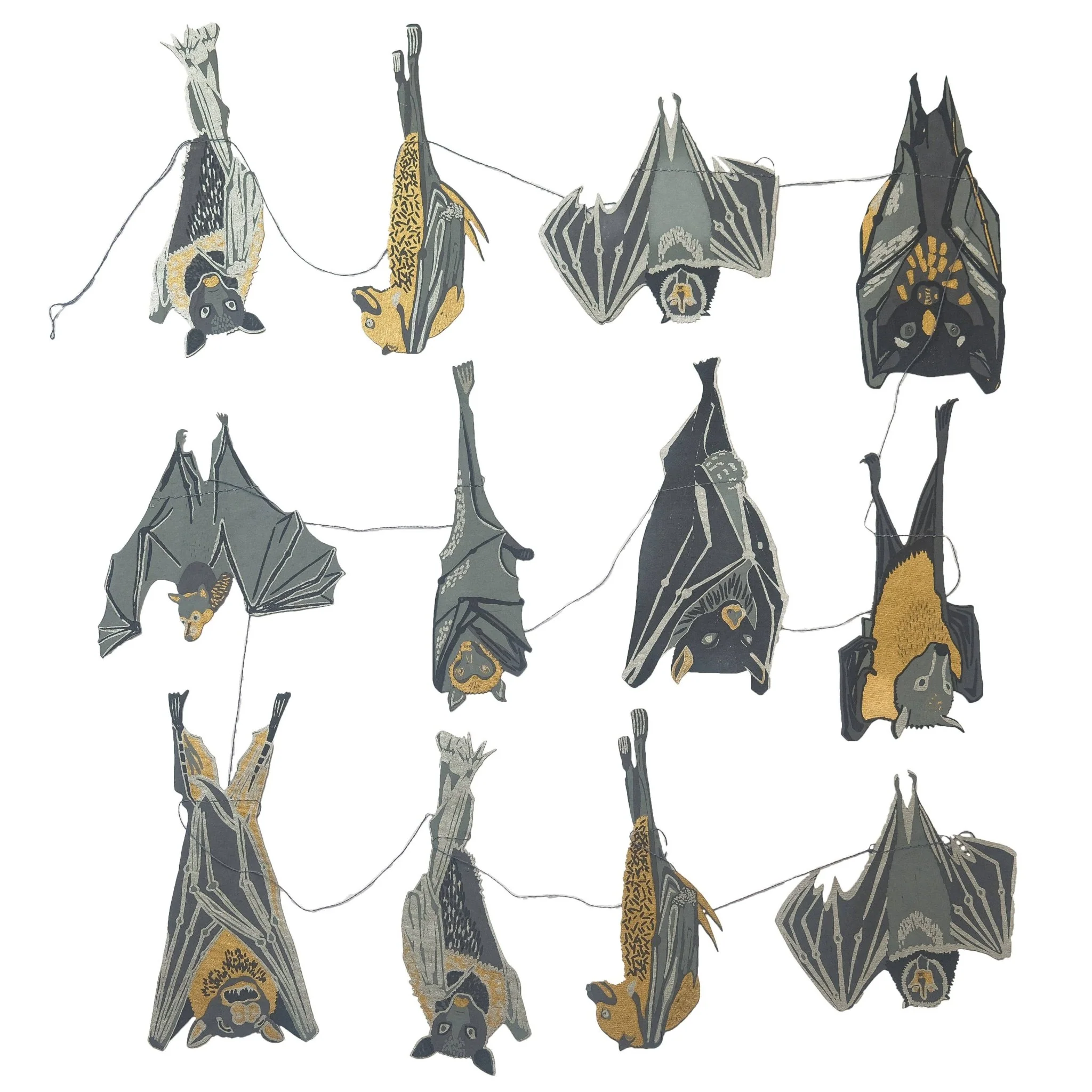Bats Sewn Garland - Image 2