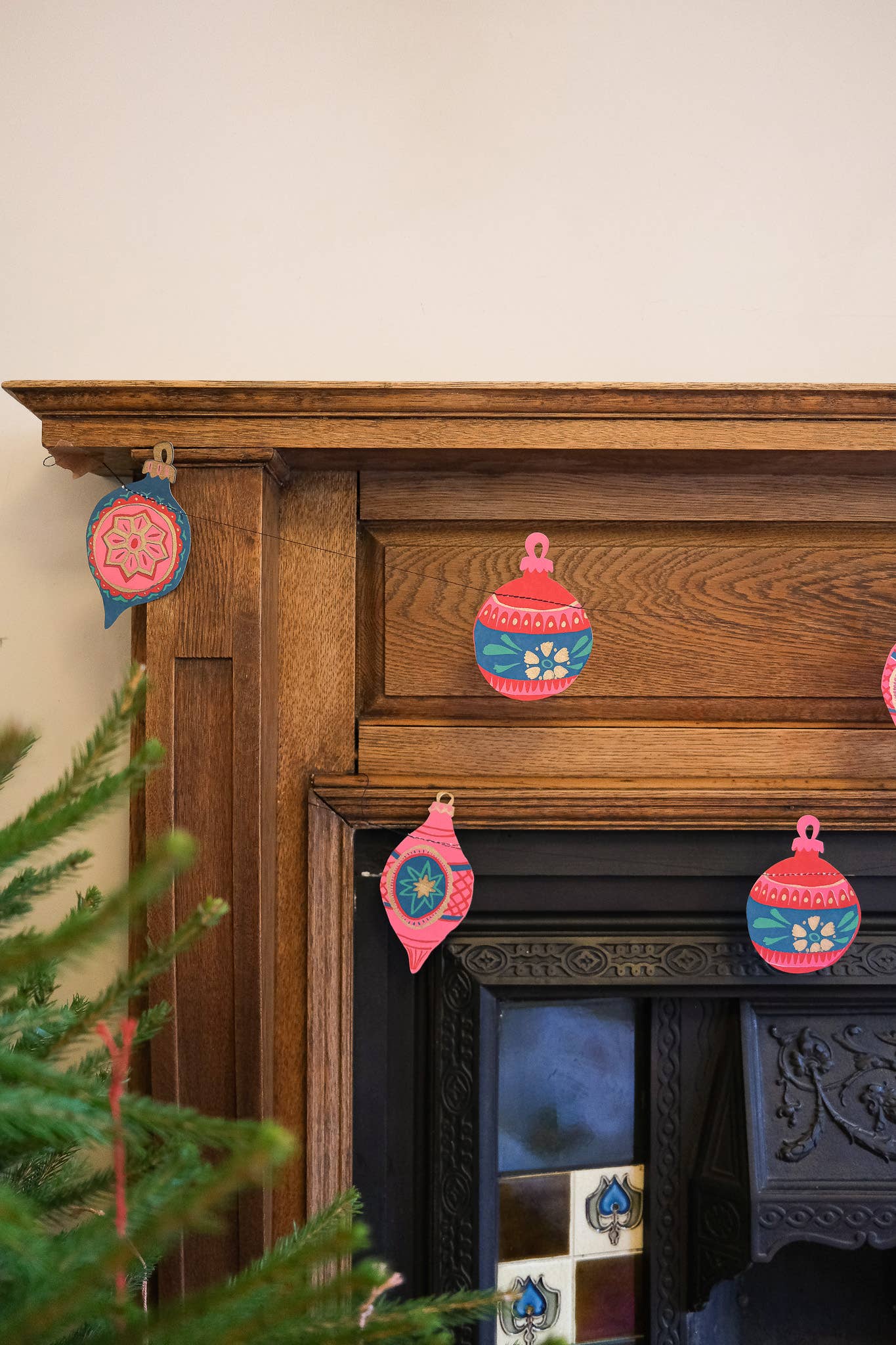 Baubles Sewn Garland - Image 13