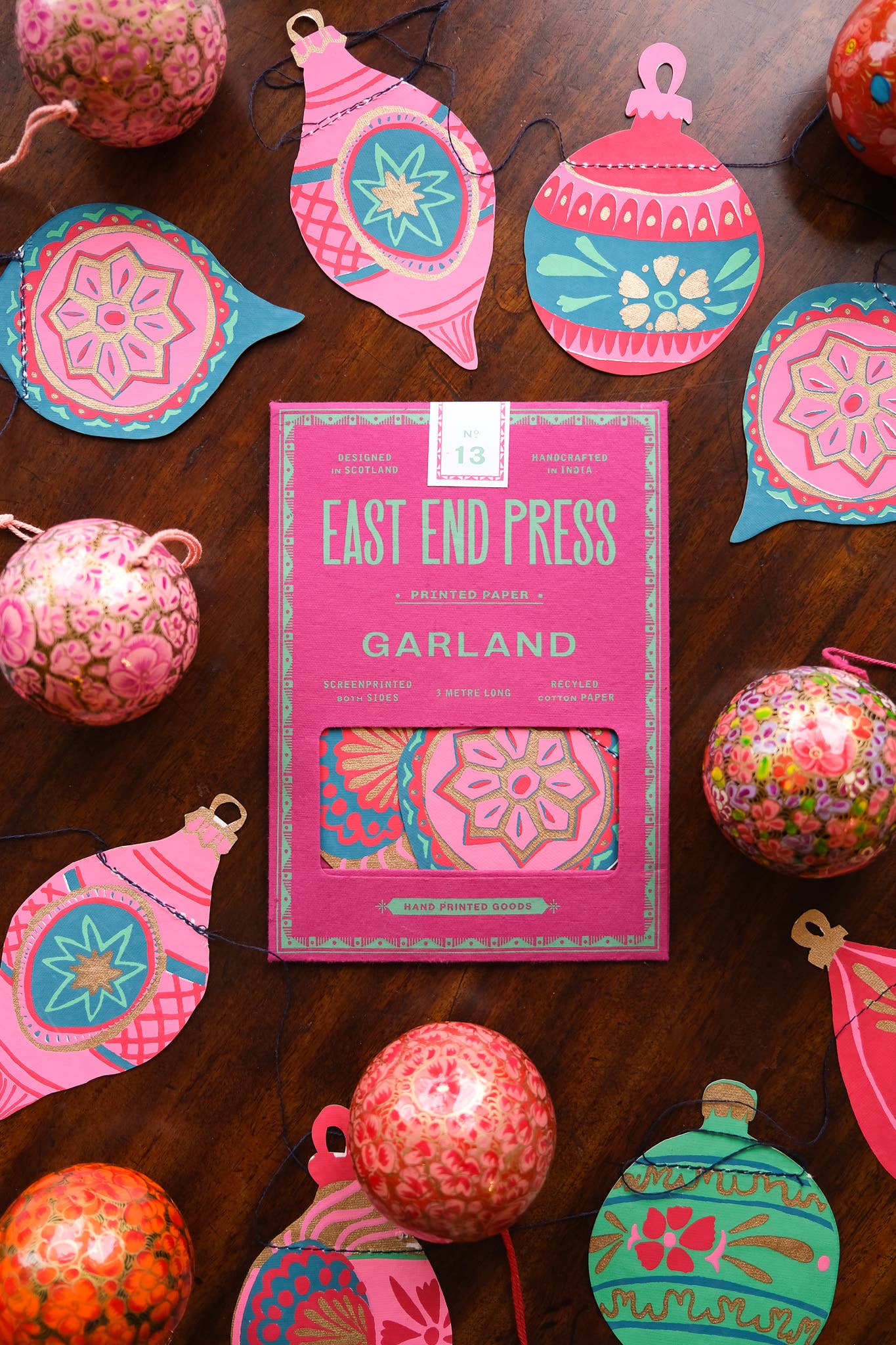 Baubles Sewn Garland - Image 3