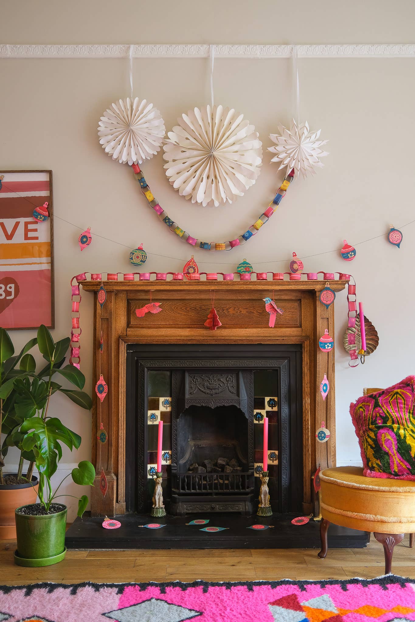 Baubles Sewn Garland - Image 4