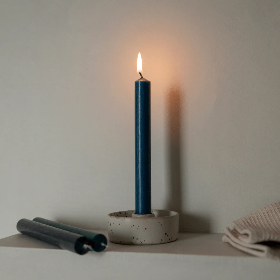 Bedruthan Blue - St Eval Church Dinner Candle - Image 2