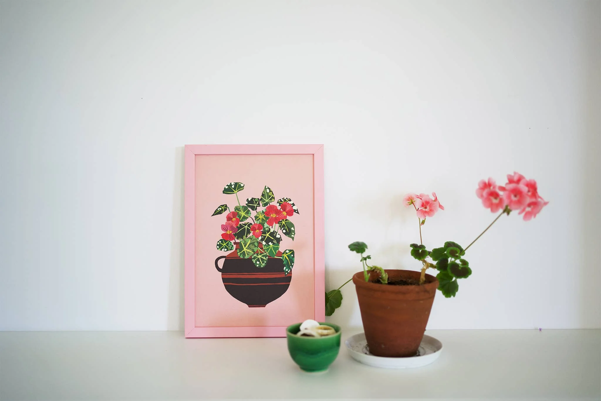 Begonia Print A4 - Image 2