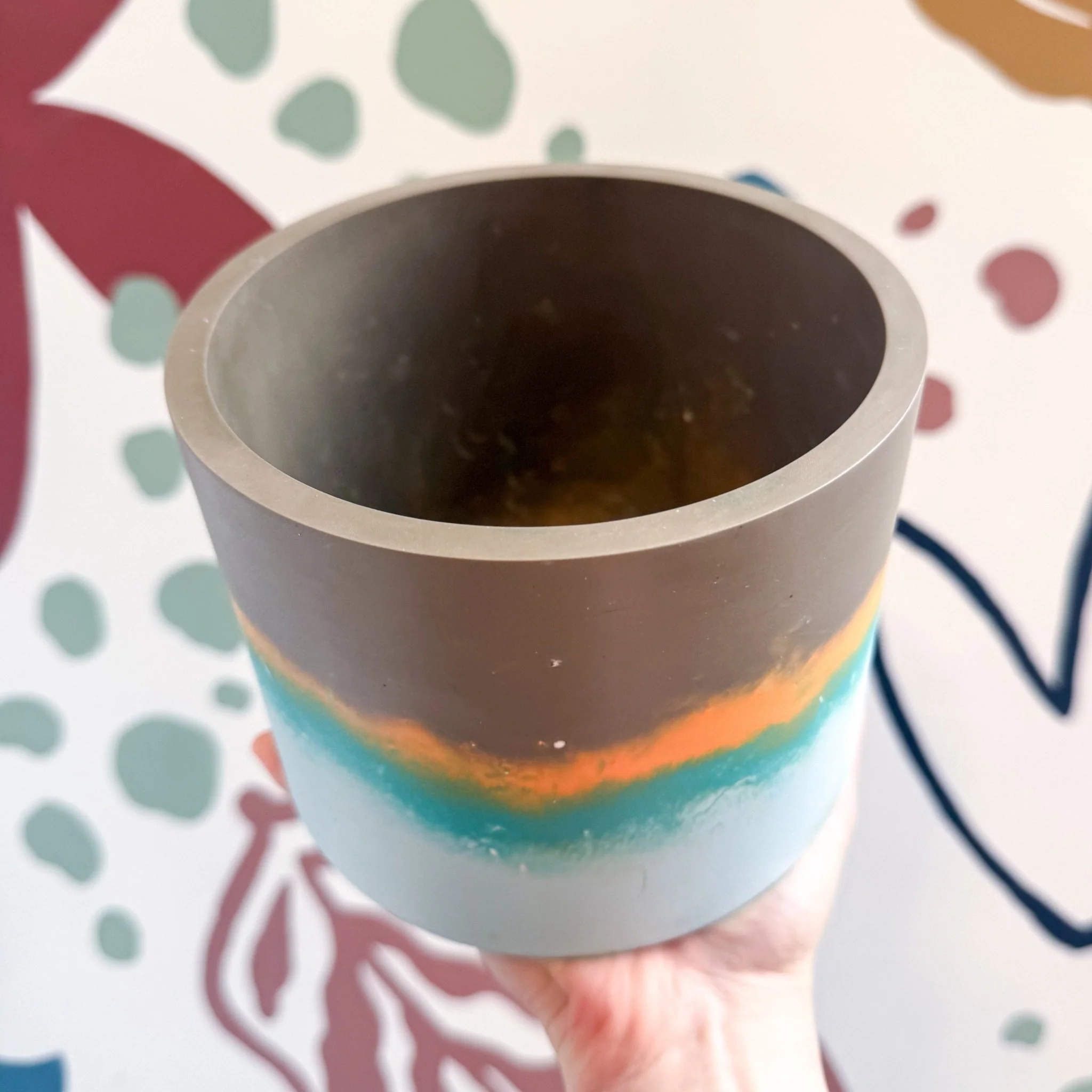 Cocoa Brown Jesmonite Pot [Beneath the Canopy RHS Collab] - Image 2