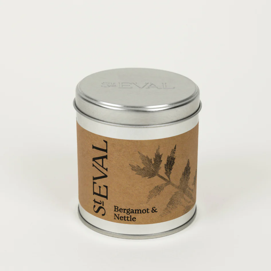 Bergamot & Nettle Scented Tin Candle - Image 3