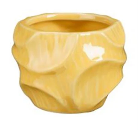 Bianca Ceramic Pot – Yellow