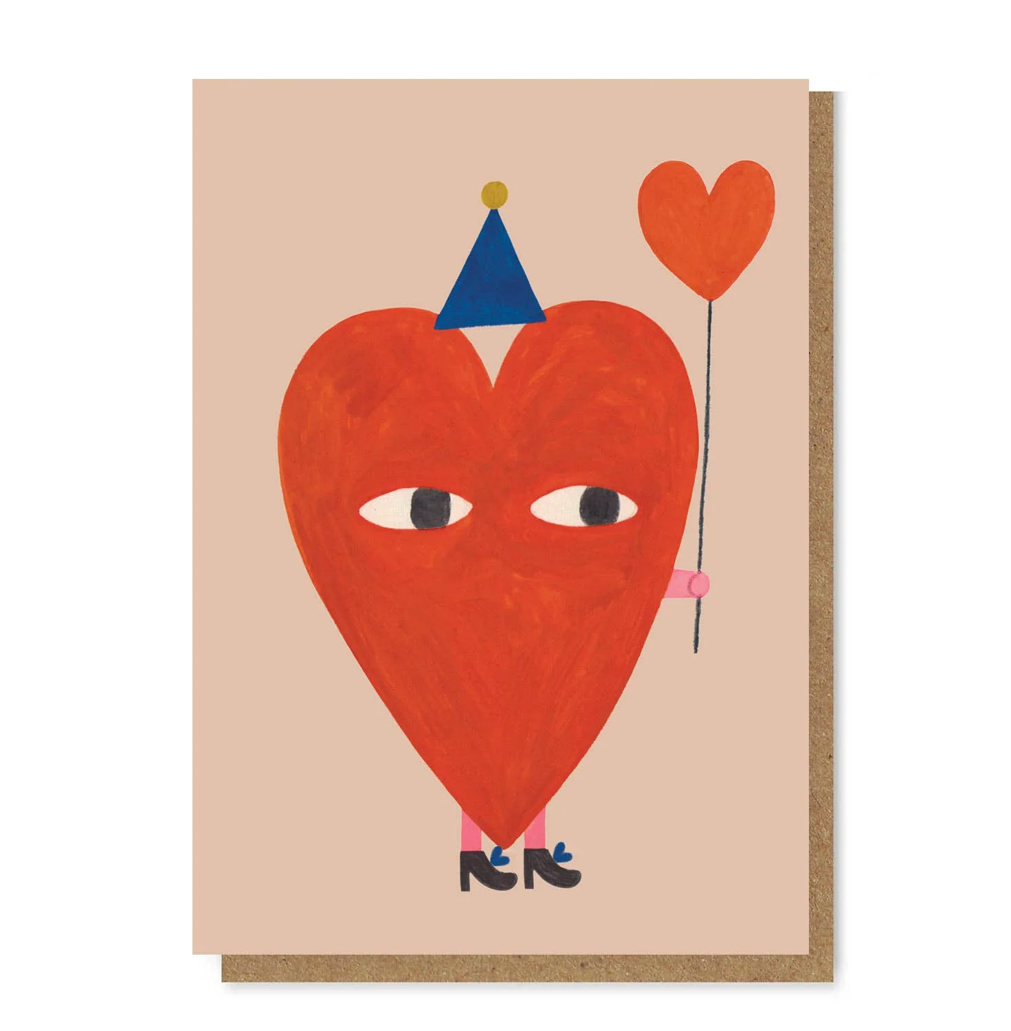 Big Heart Greetings Card
