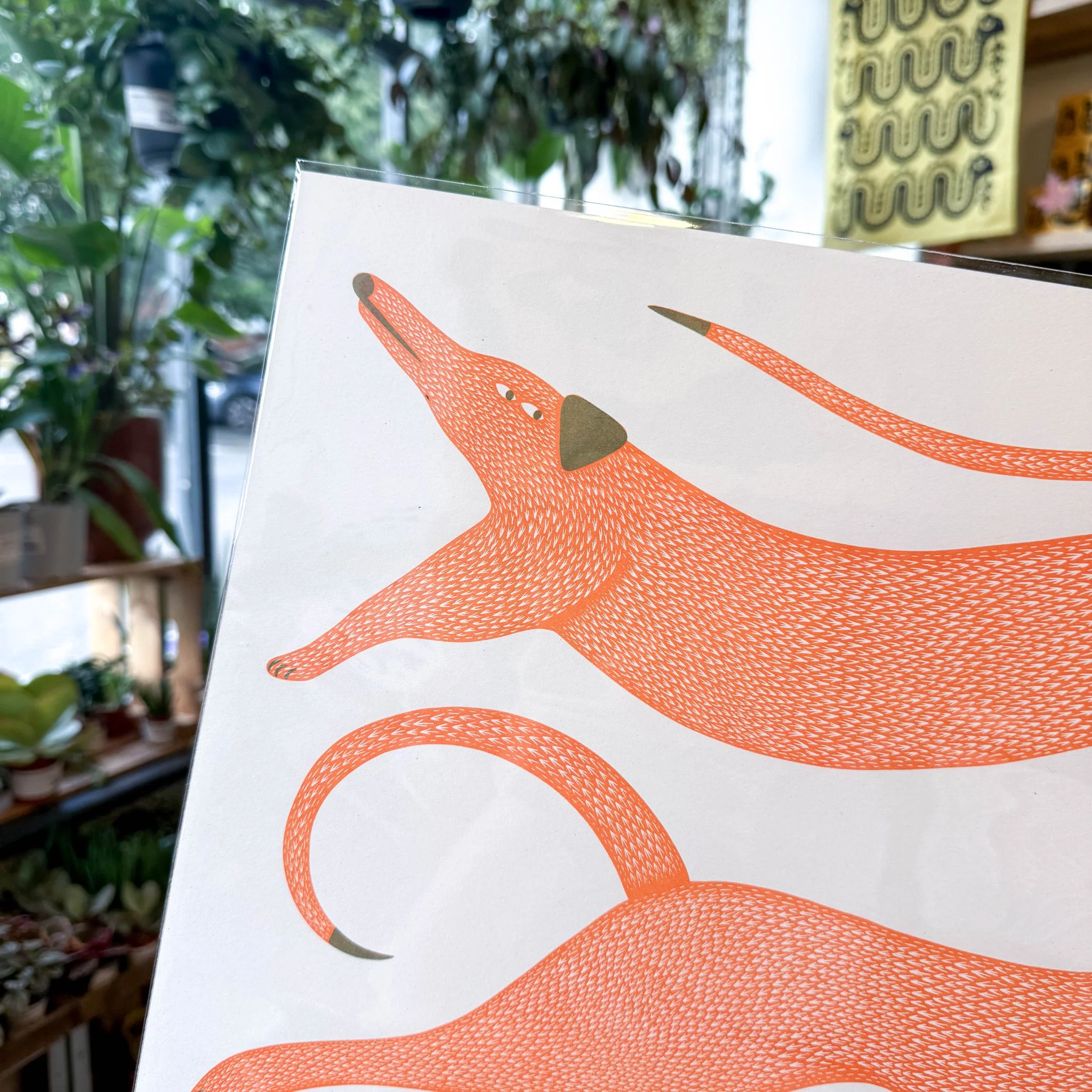 Big Stretch Dogs Riso Art Print - Image 2