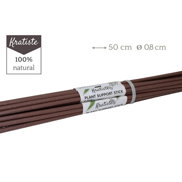 Biodegradable Plant Support Stick by Kratiste - 100% Natural, Plastic Free