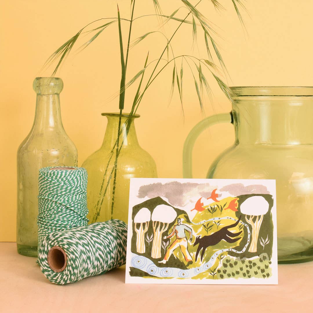 Black Dog | Everyday greetings card | Countryside, nature - Image 3