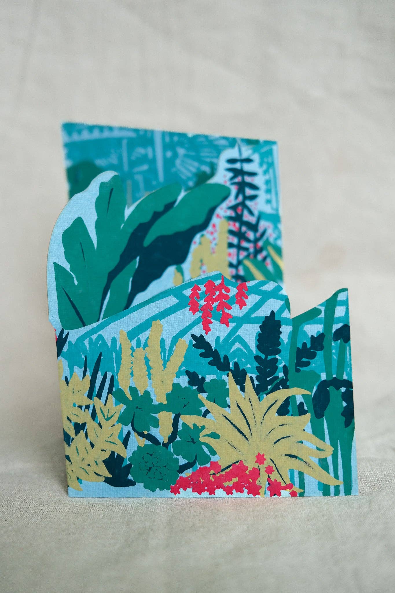Botanic Garden Hand Screen Printed Greeting Card - Image 4