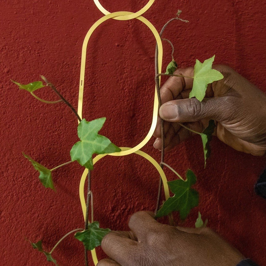 Brass Support for Climbing Plants