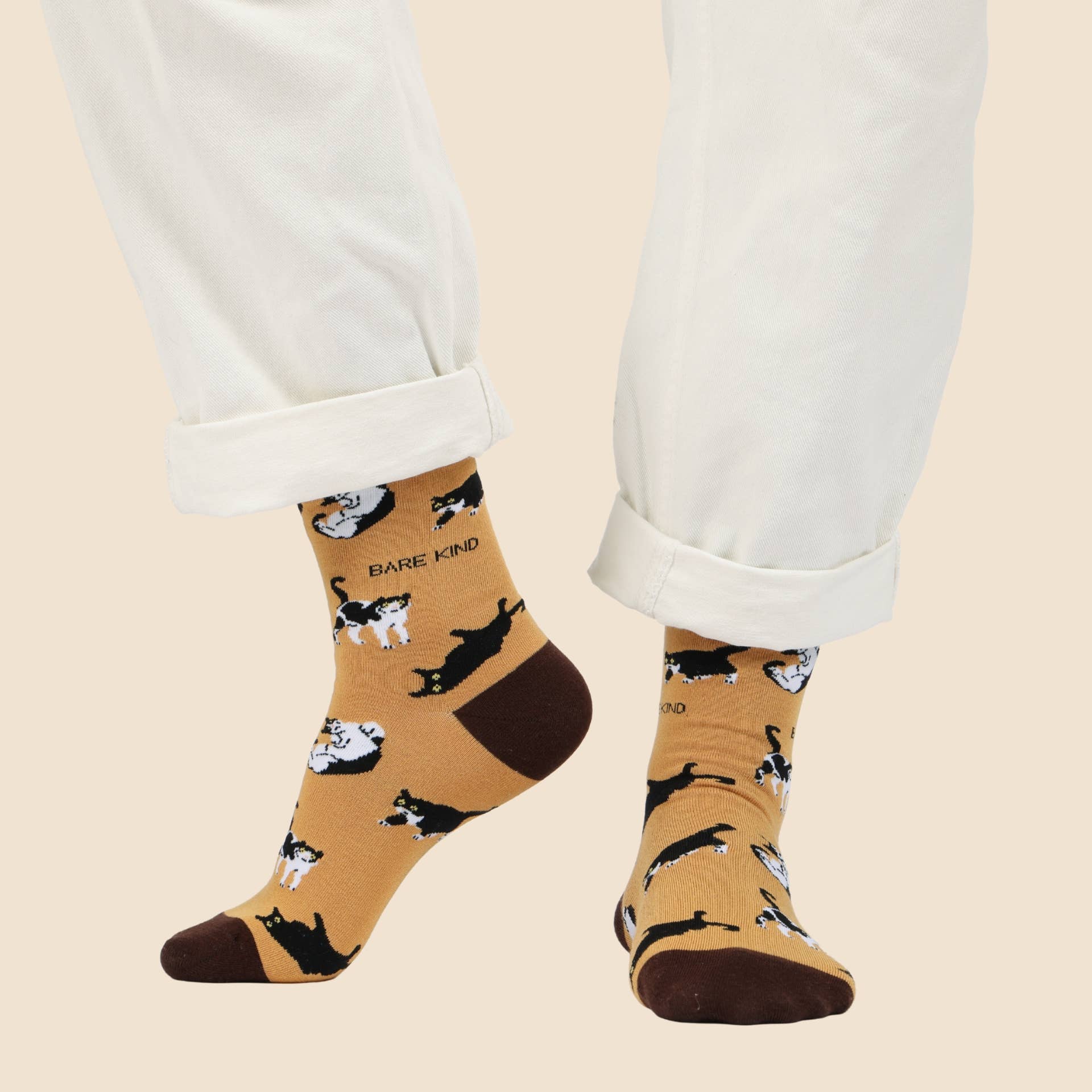 Brown Cats Bamboo Socks - Image 6