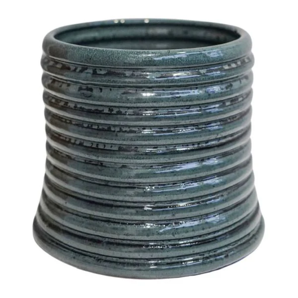 Casper Rolled Teal Planter