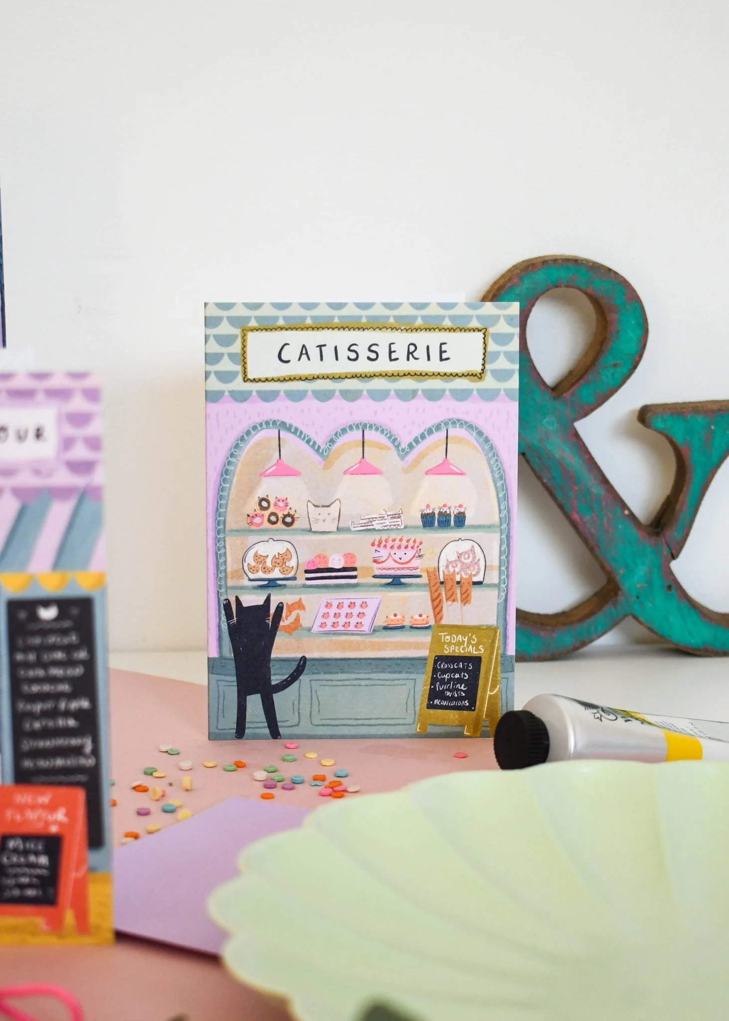 Catisserie Art Cat Greetings Card - Image 5