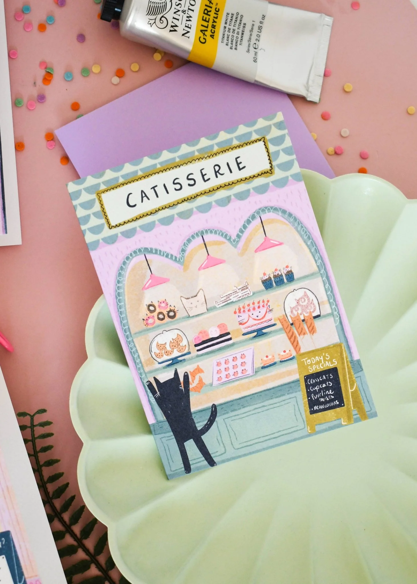 Catisserie Art Cat Greetings Card - Image 6