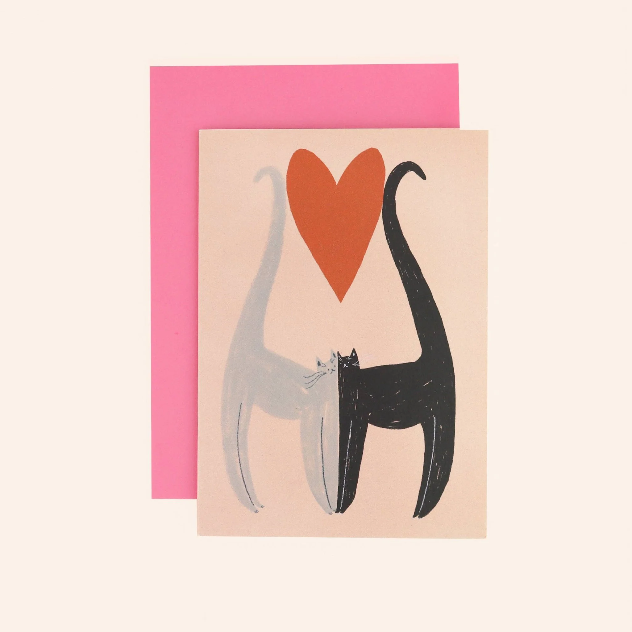 Cats Love | Anniversary | Valentine's | A6 Greetings Card - Image 3