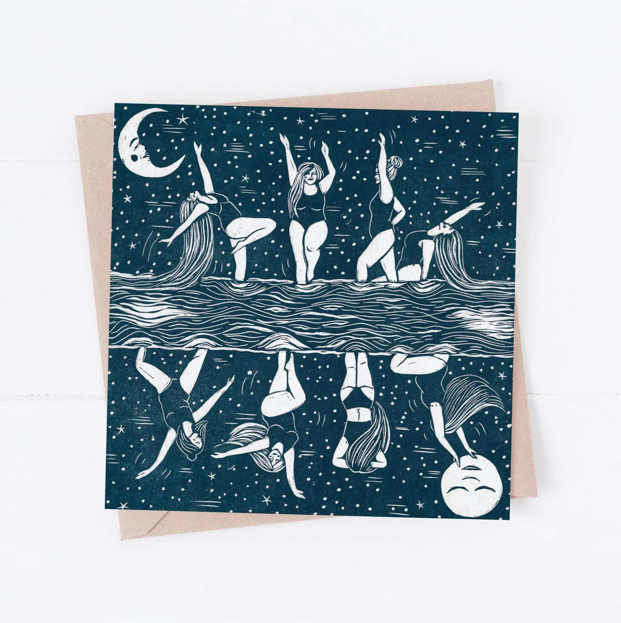Celestial Bodies Greetings Card