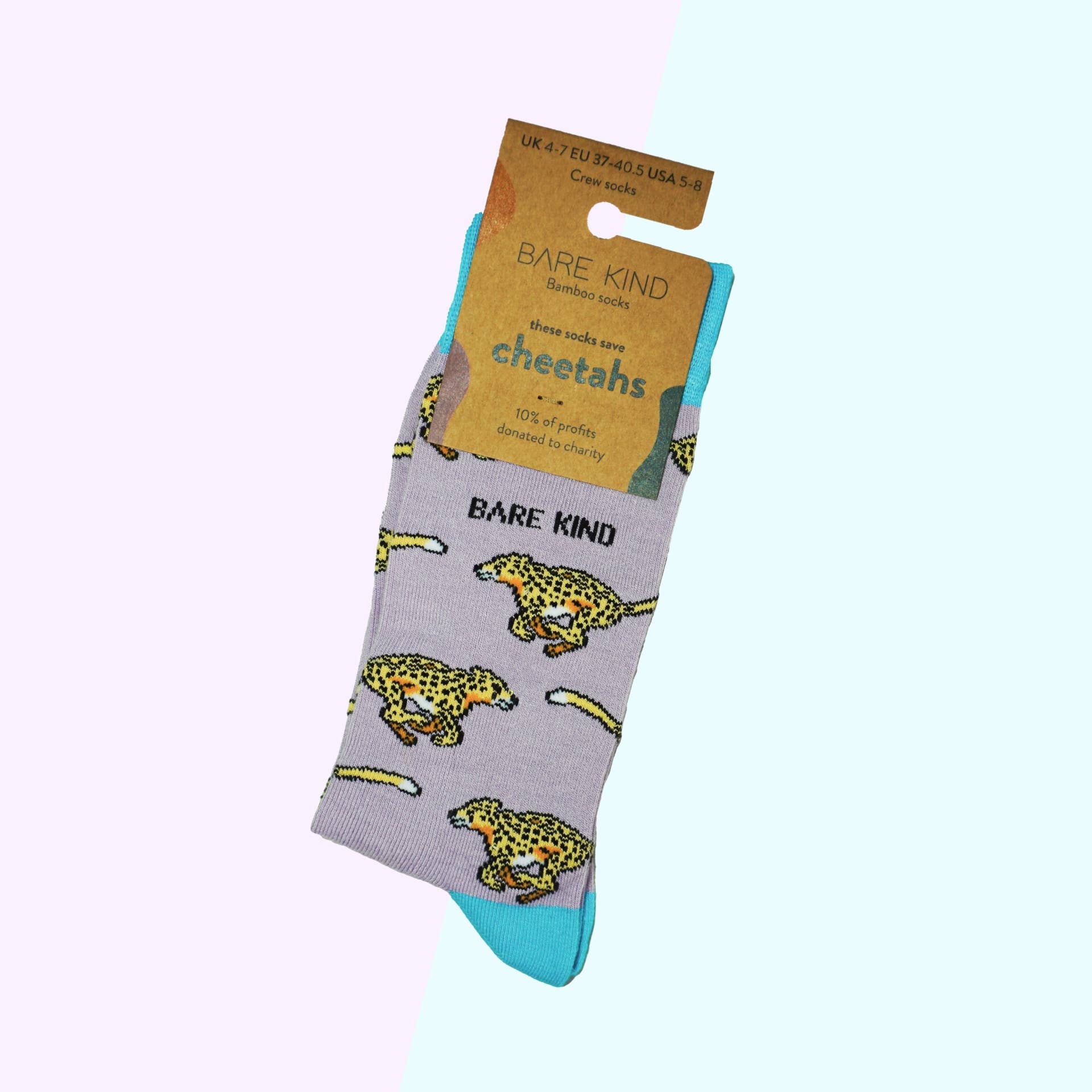 Cheetah Bamboo Socks - Image 2