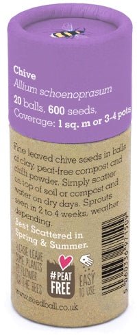 Chive Herb Garden Seedball Tubes - Image 3
