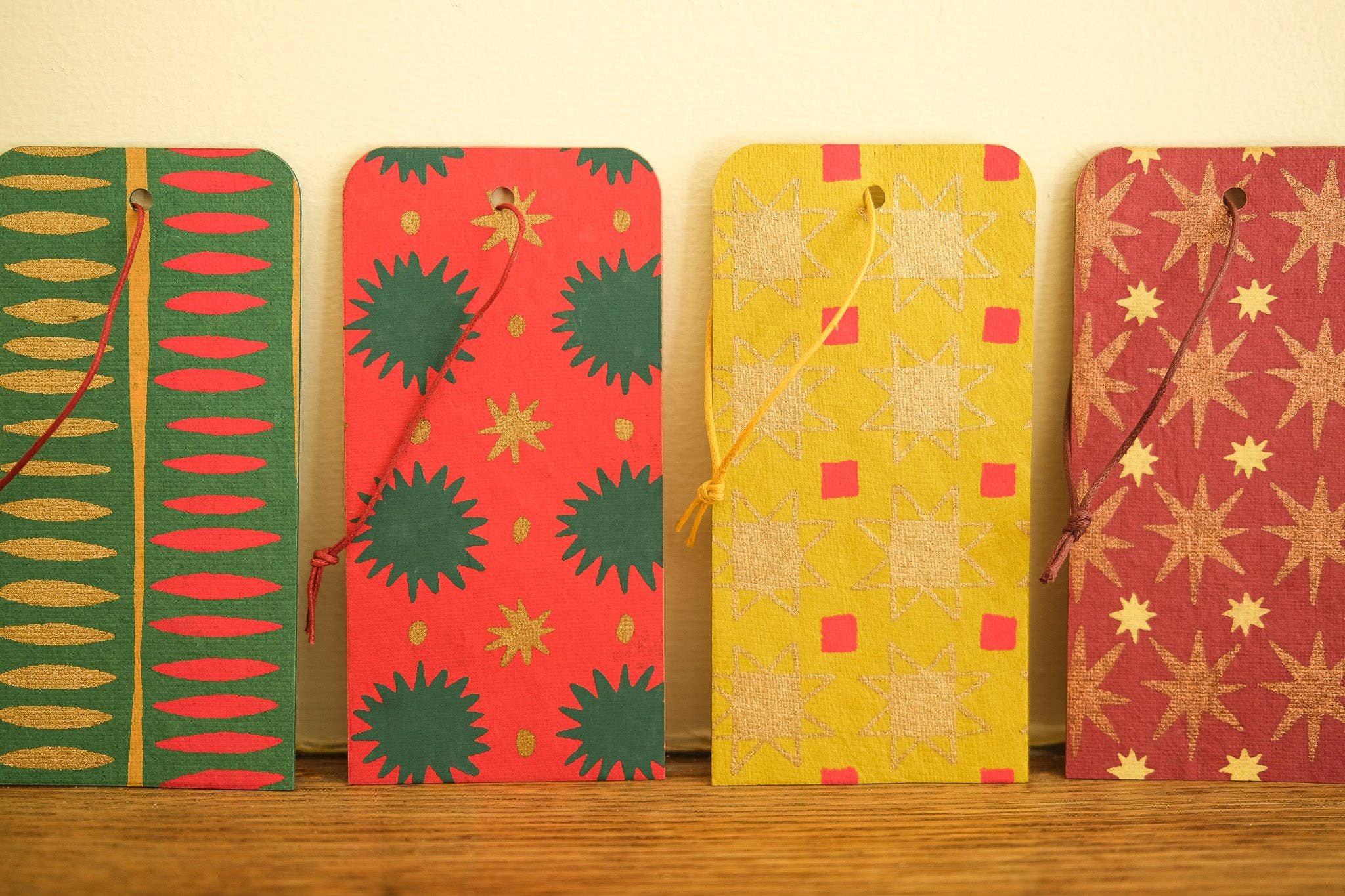 Screen-printed Christmas Gift Tags - Set of Six - Image 11